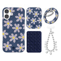 Denim Daisy iPhone Bundle Set - Grip