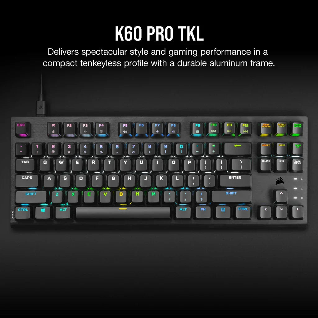 Corsair K60 PRO TKL Mechanical Gaming Keyboard
