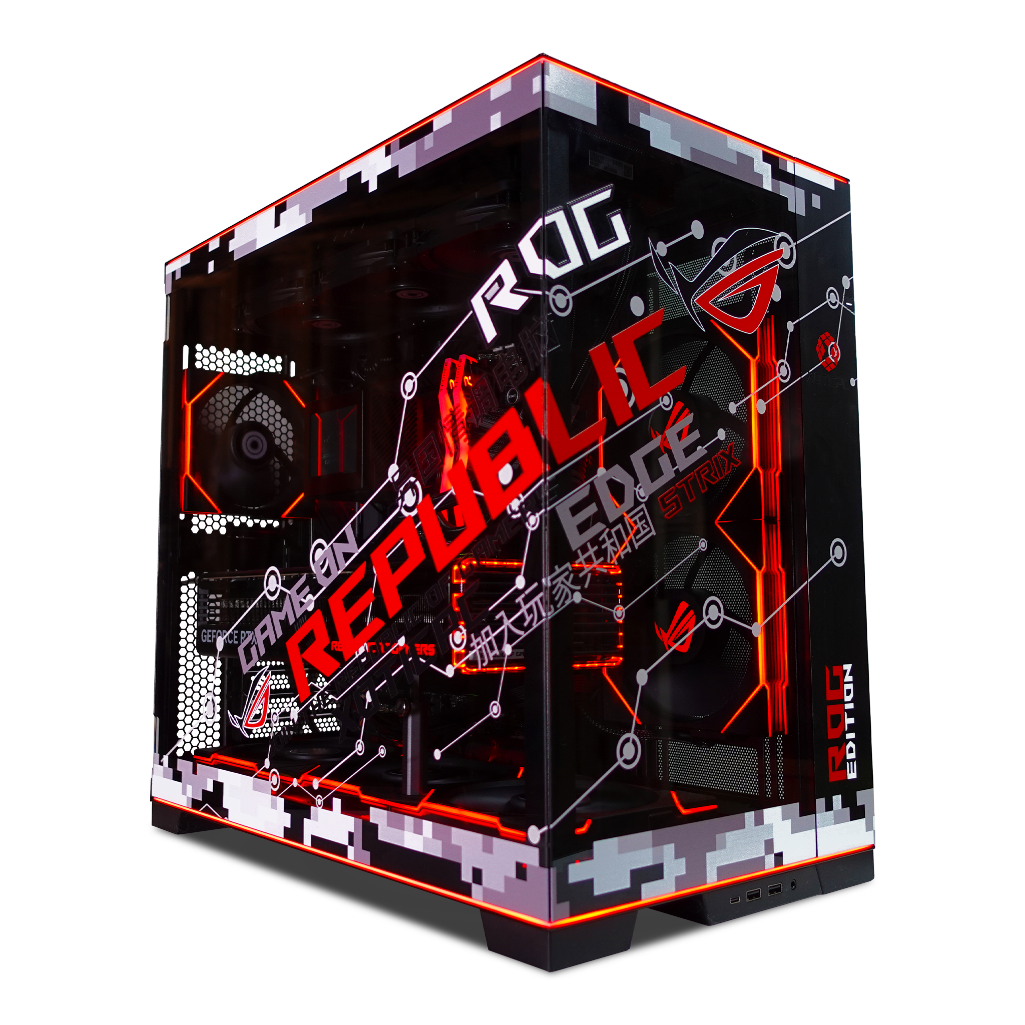 EVO ROG O11D Ultimate X3D Black Label Gaming Desktop