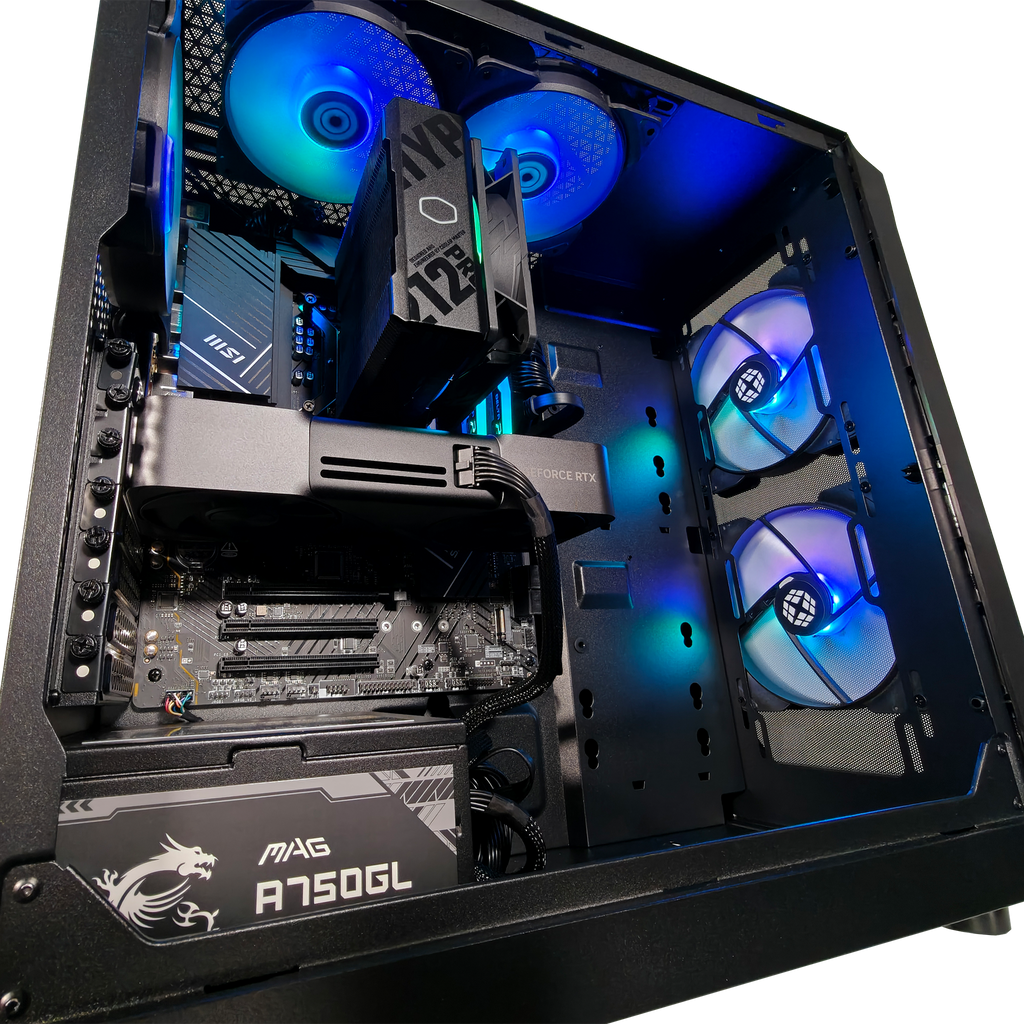 Ultra Racing AMD 1440P Triple Display Simulator PC