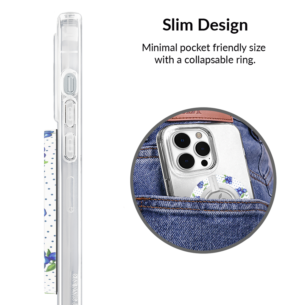 Blueberry Baby MagSafe Grip Ring