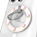 Pink Peony Floral MagSafe Grip Ring