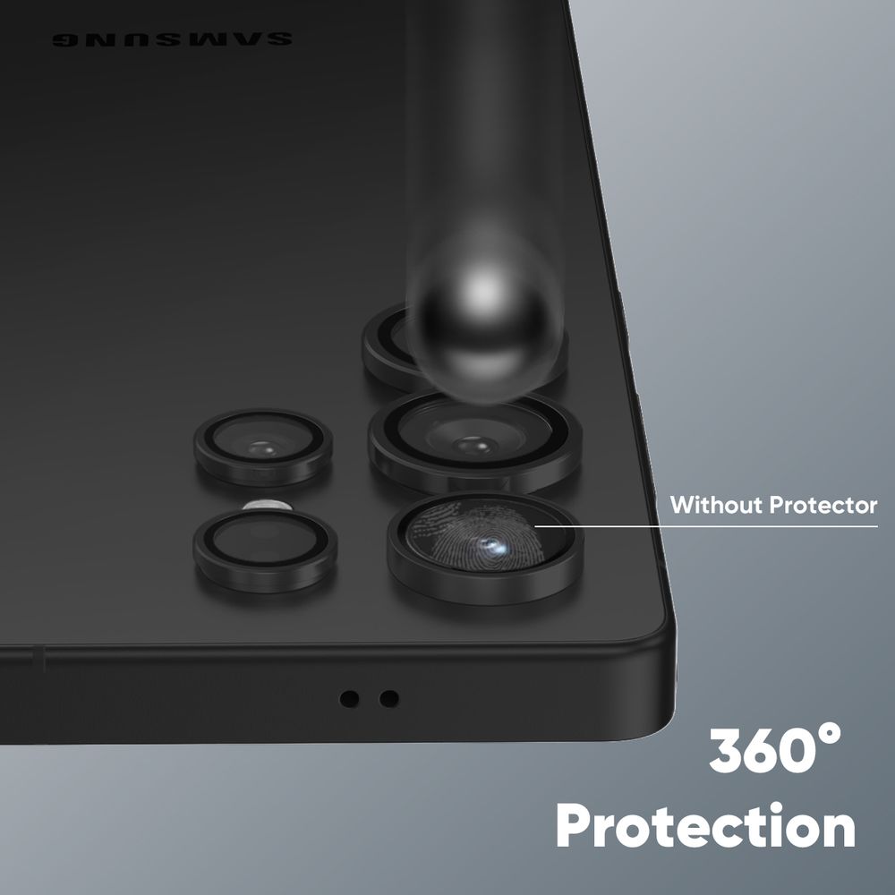 FLOLAB NanoArmour for Samsung Galaxy S25 Ultra Camera Lens Protector Anti Reflective Coating - 3 Color Options