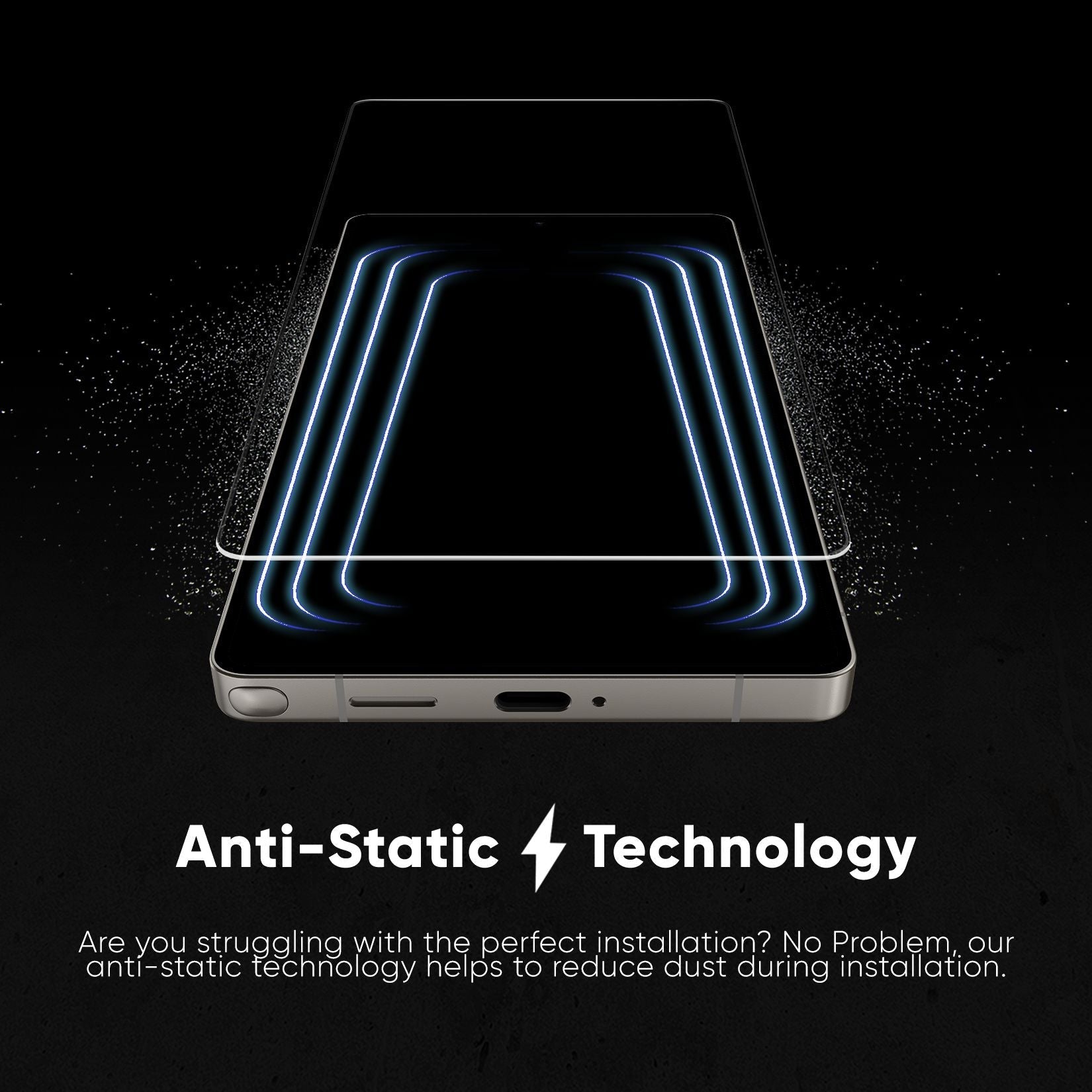 FLOLAB ONETIME PRO Anti Reflective Screen Protector – Samsung Galaxy S25 Ultra