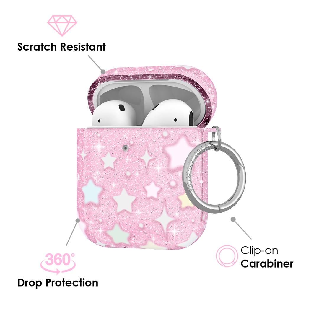 Falling Star Glitter AirPod Case