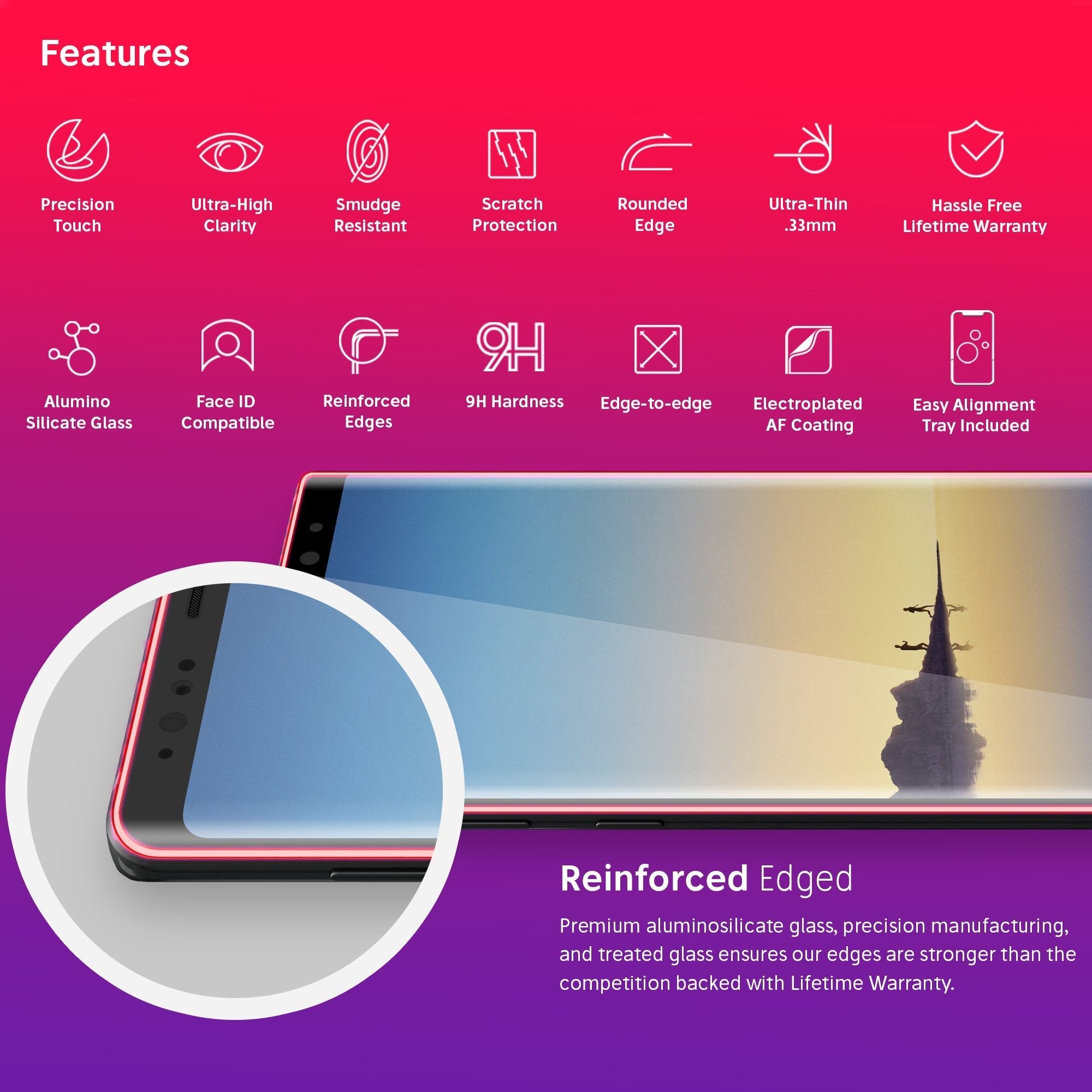 NanoArmour for Samsung Galaxy Note 8 Best Screen Protector