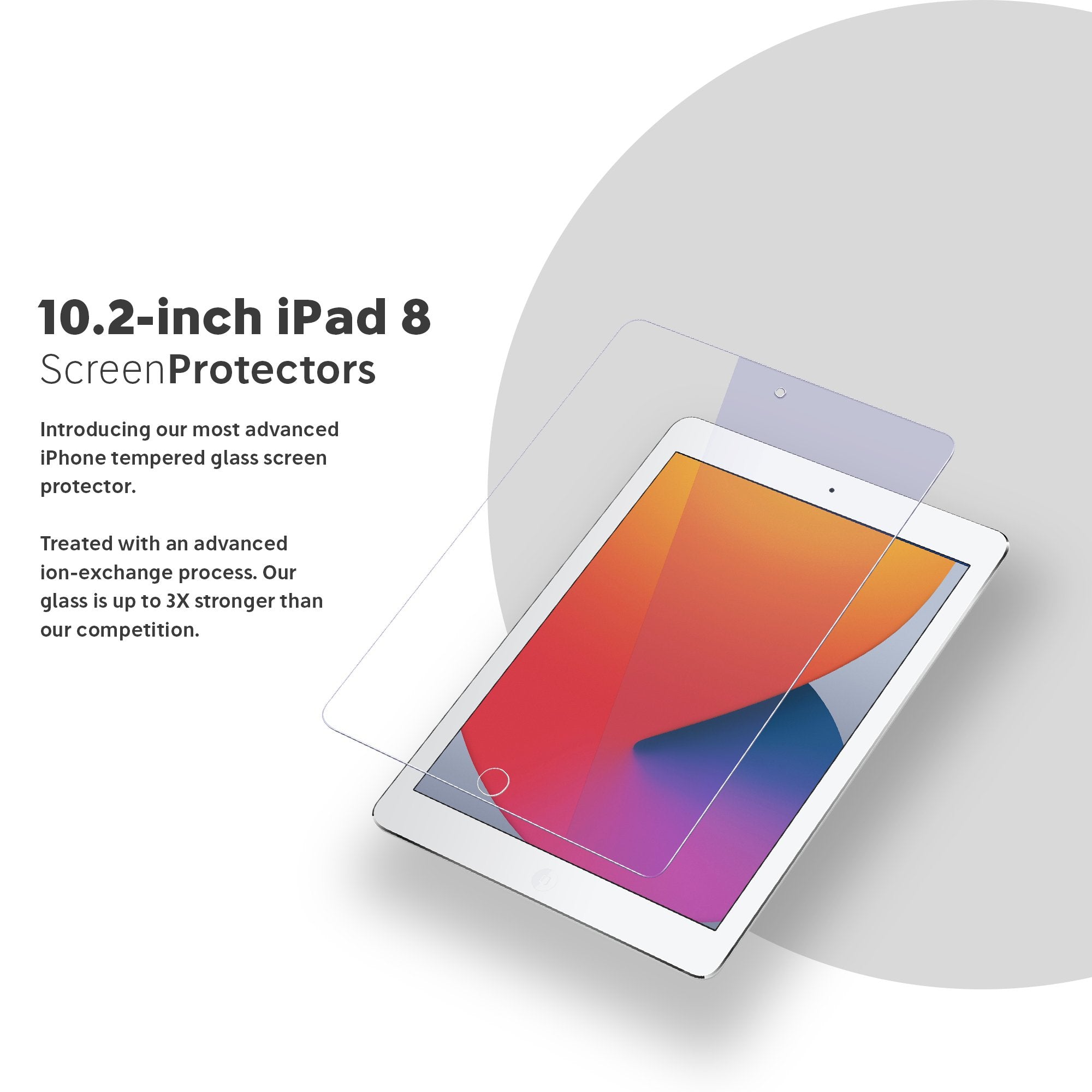 NanoArmour for iPad 8 Anti-Blue light Screen Protector (2020) 10.2-inch