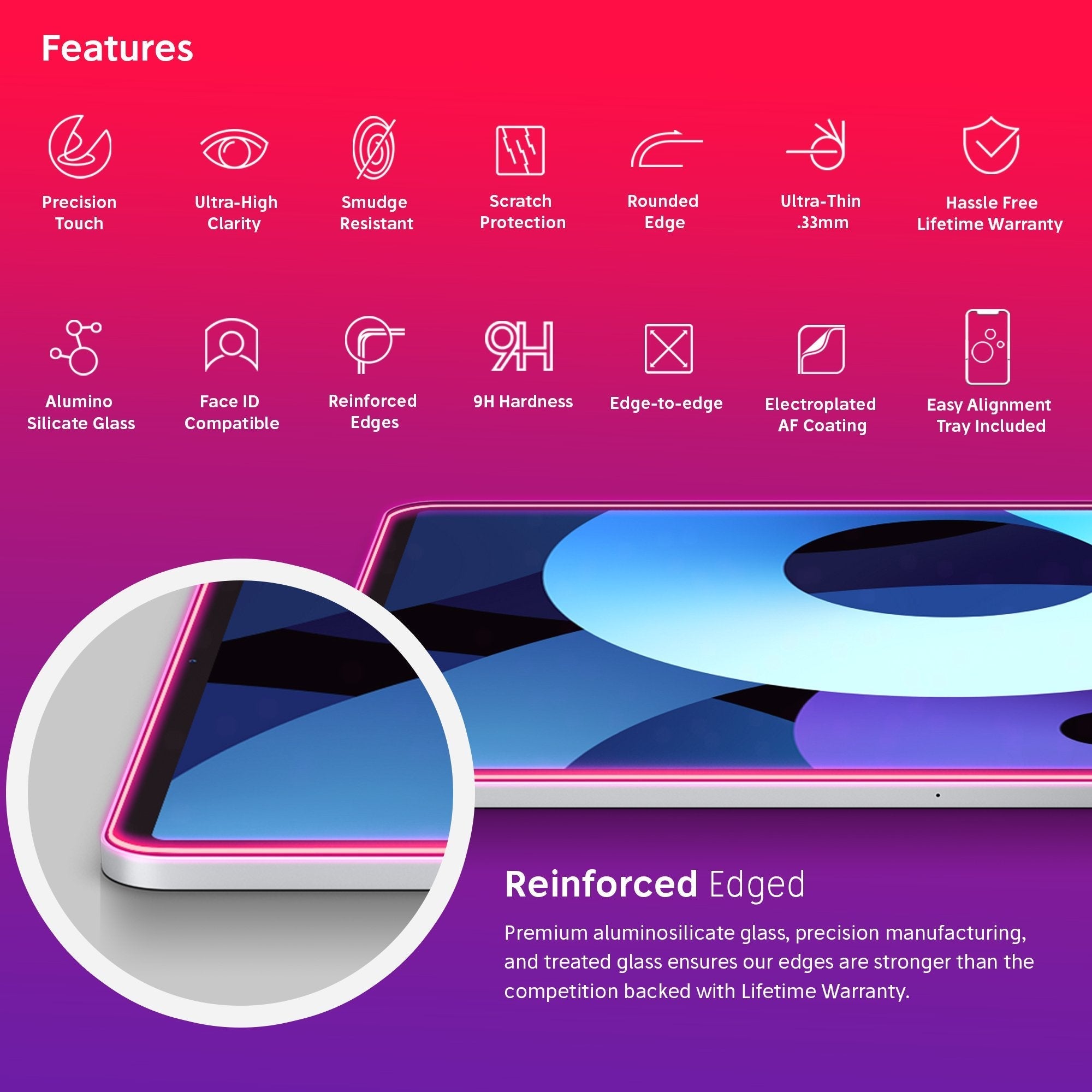 NanoArmour for 10.9-inch iPad Air 4 Screen Protector (2020)