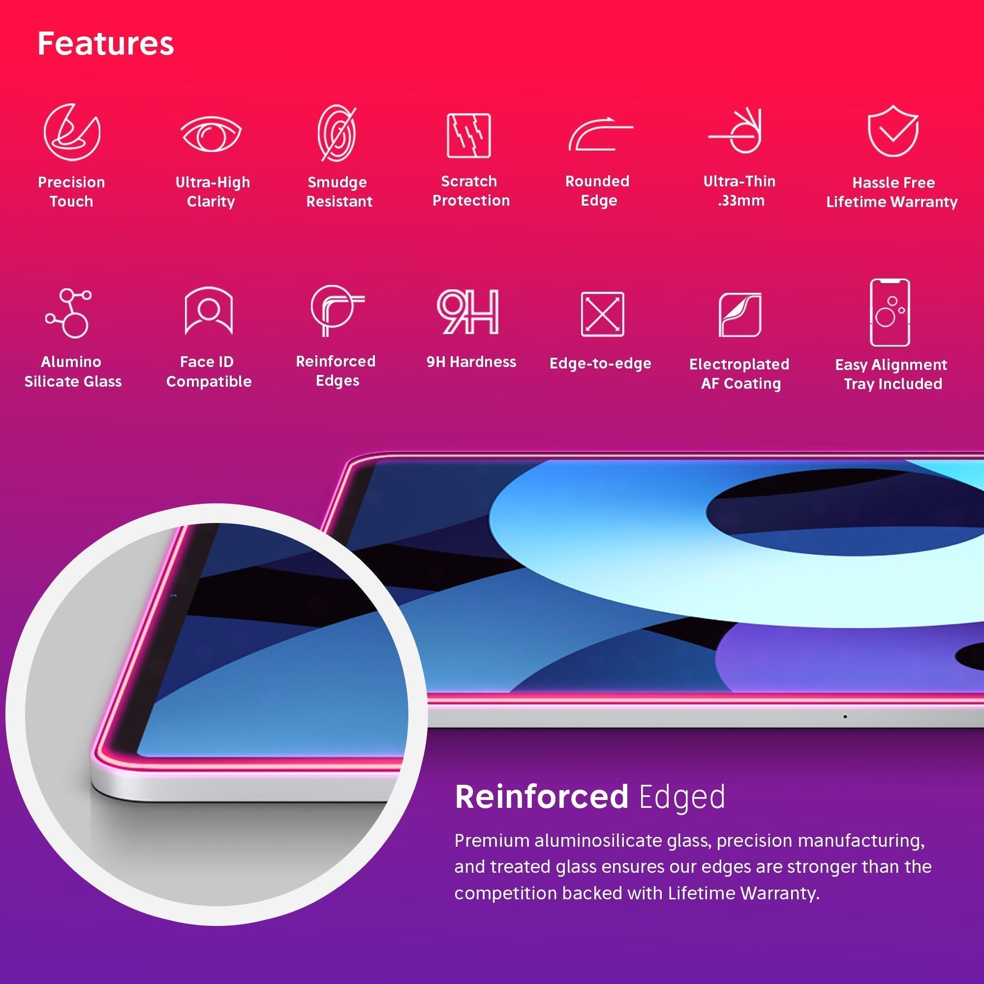 NanoArmour 10.9-inch for iPad Air 5 Screen Protector (2022)