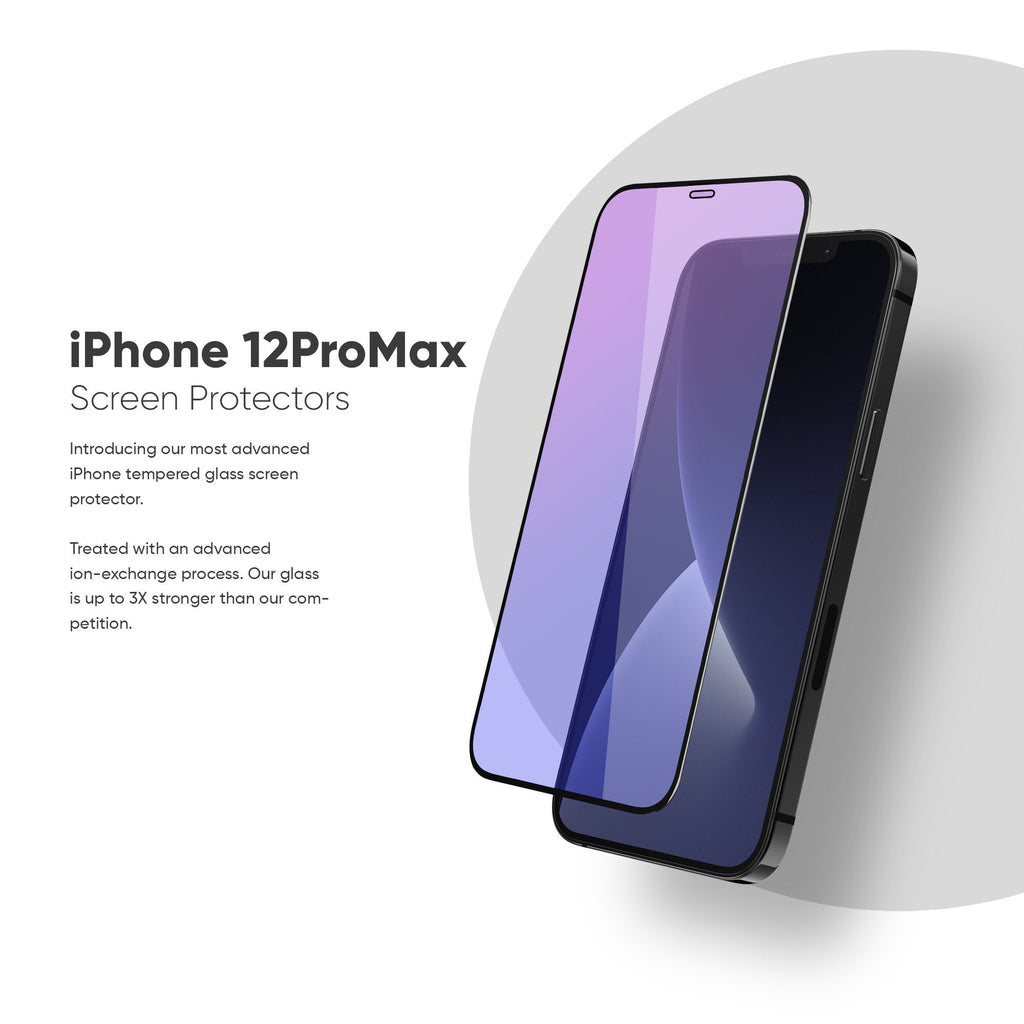 NanoArmour for 12 Pro Max Anti-Blue light Screen Protector Edge-to-Edge