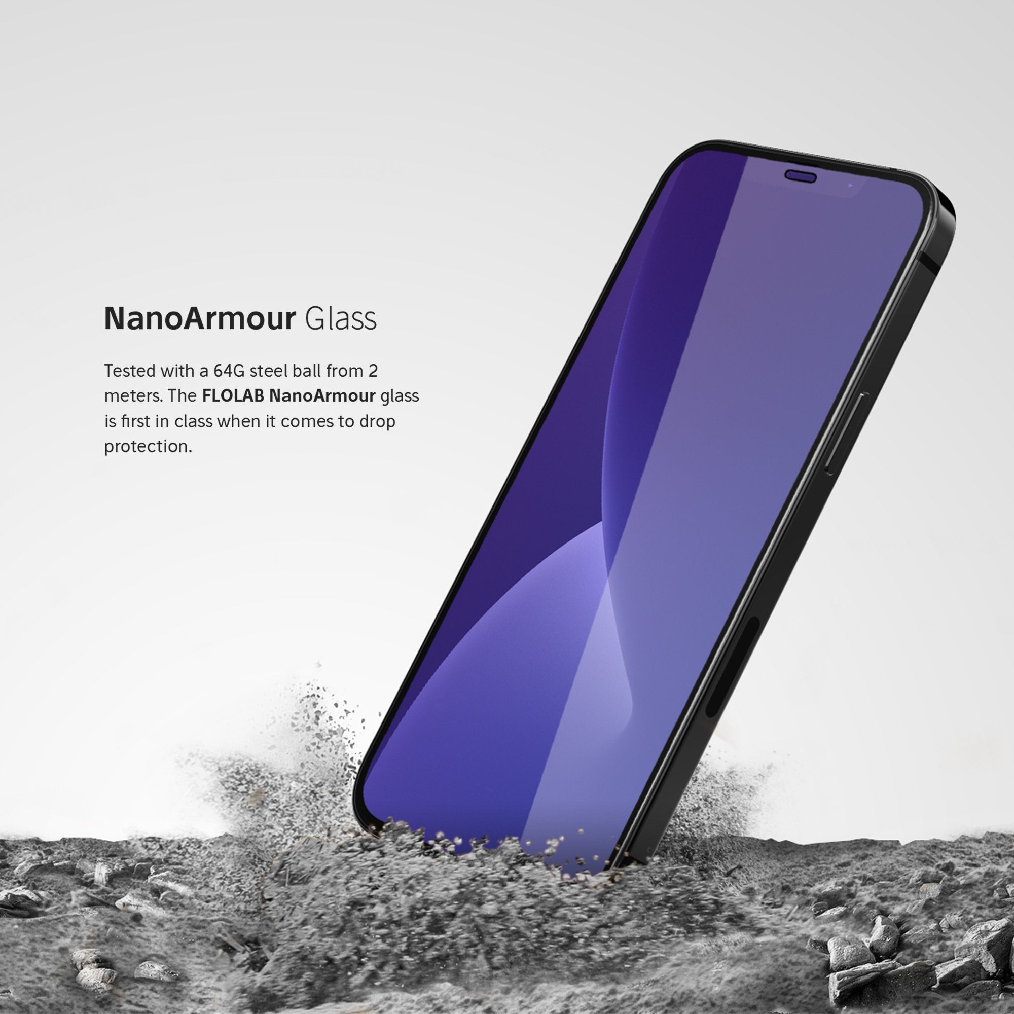 NanoArmour for 12 Pro Max Anti-Blue light Screen Protector Edge-to-Edge
