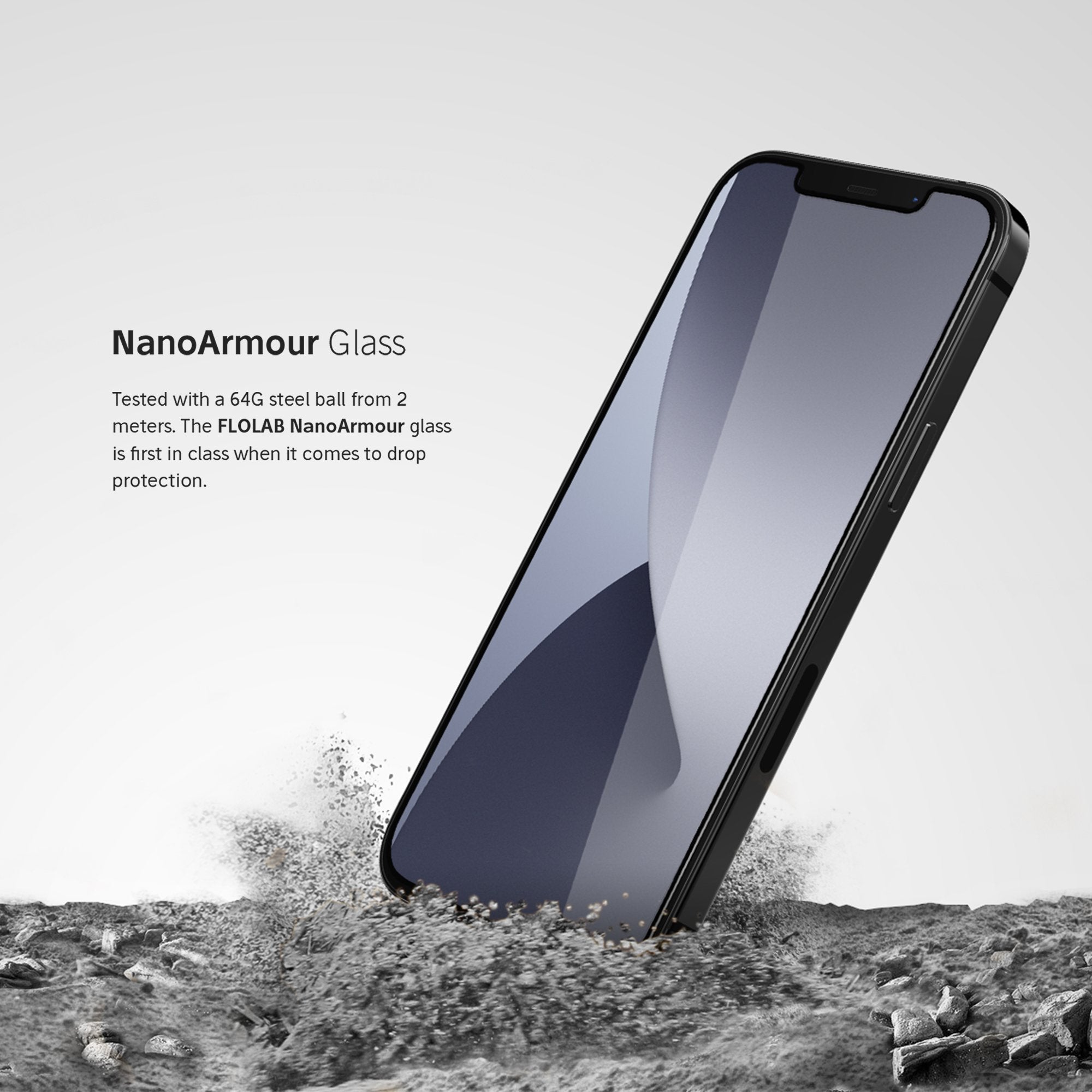 NanoArmour Screen Protector for iPhone 12 mini Edge-to-Edge