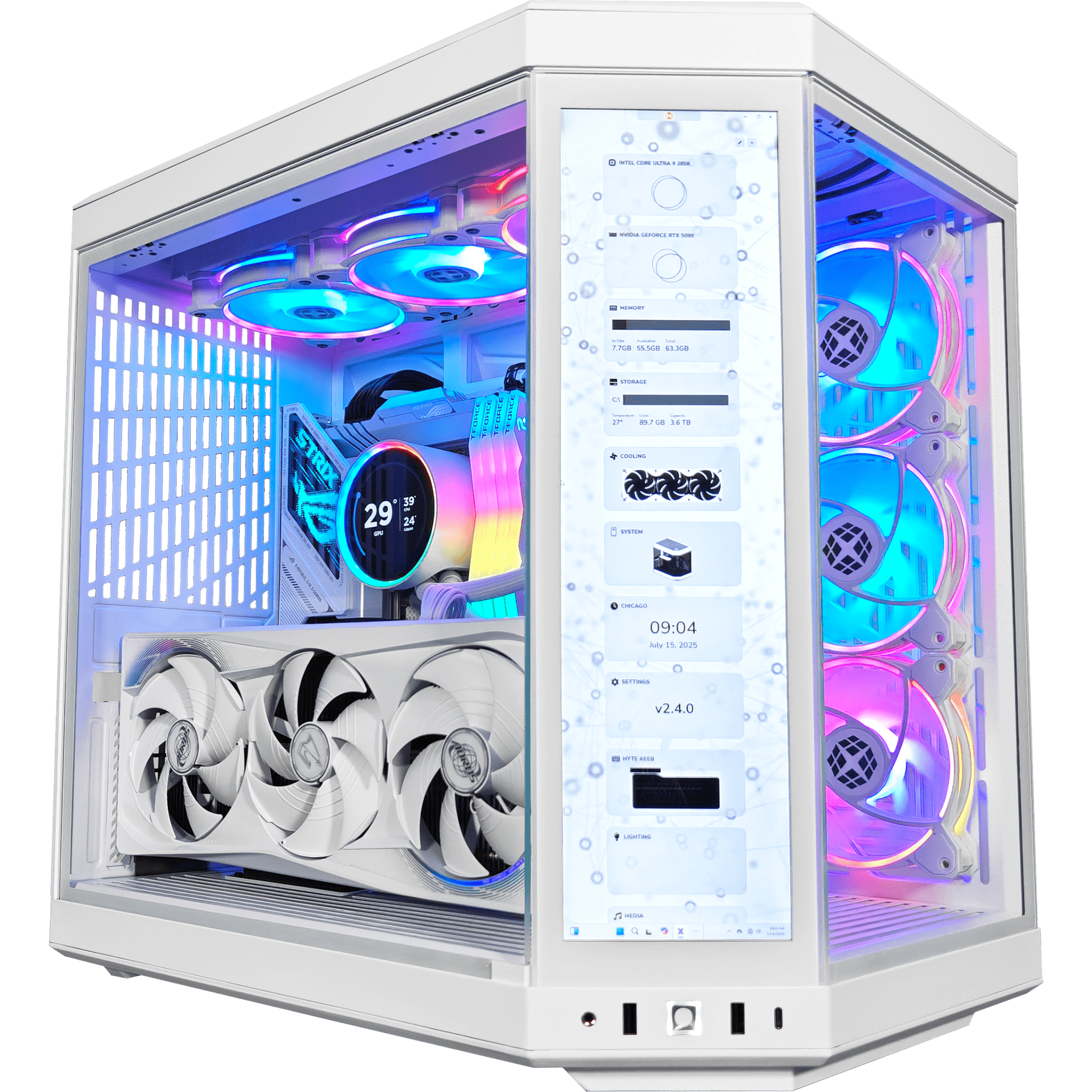 GX13 HYTE GHOST Black Label Gaming Desktop