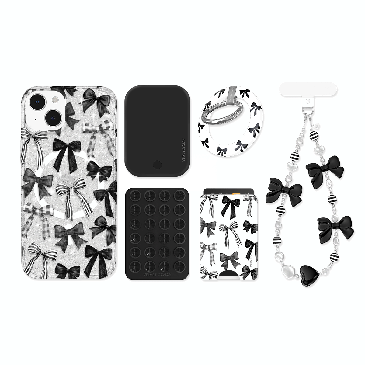 Gothic Bows iPhone Bundle Set