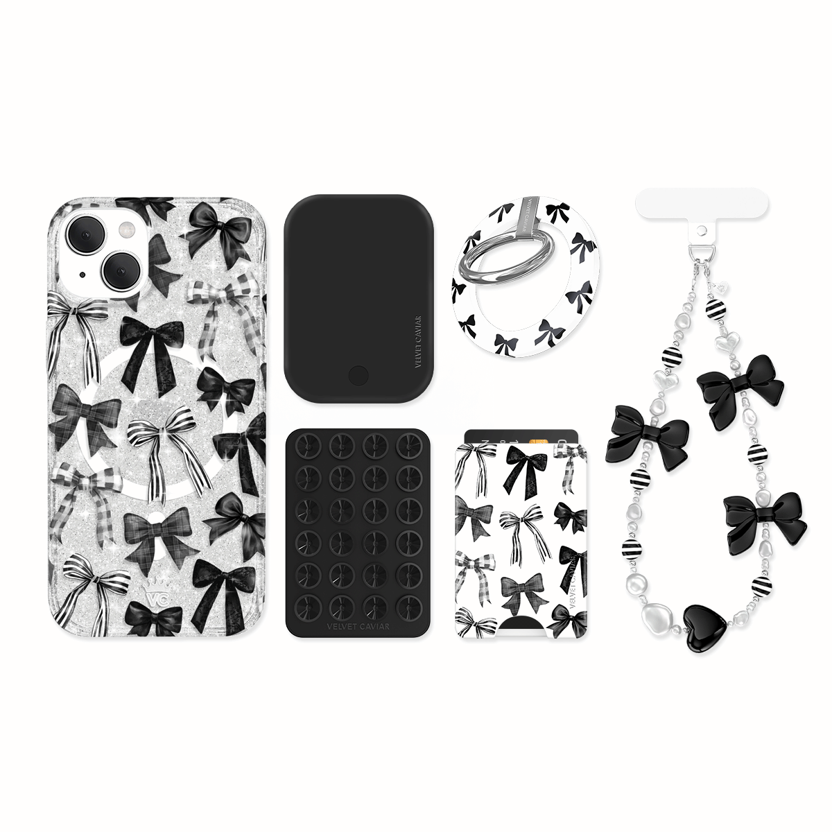 Gothic Bows iPhone Bundle Set