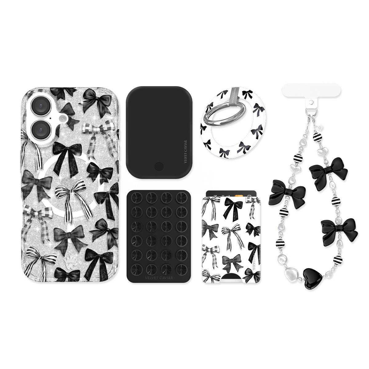 Gothic Bows iPhone Bundle Set