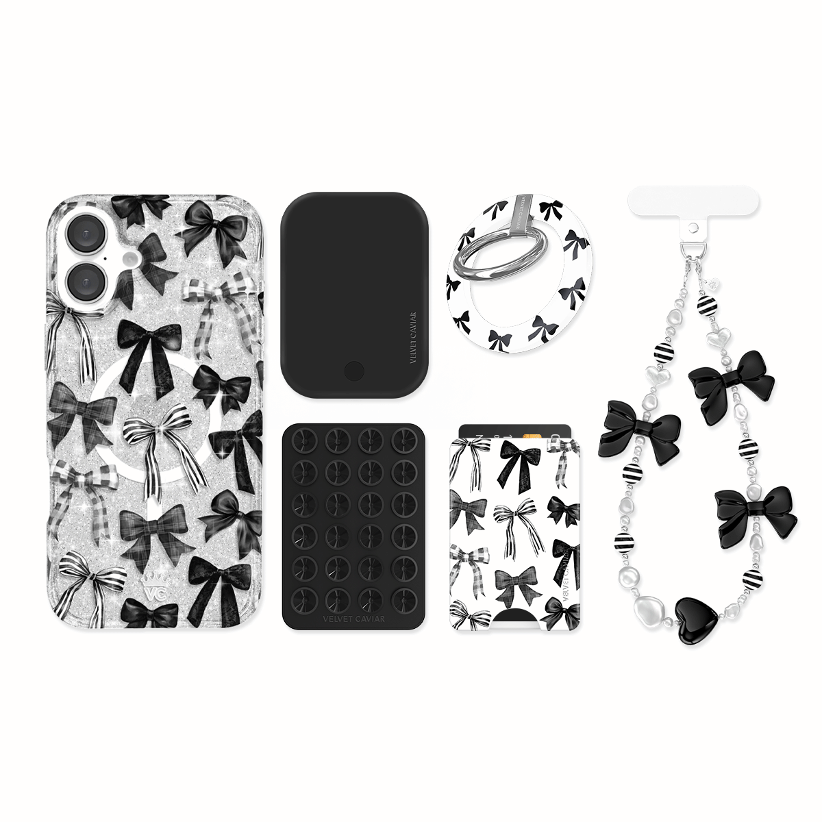 Gothic Bows iPhone Bundle Set