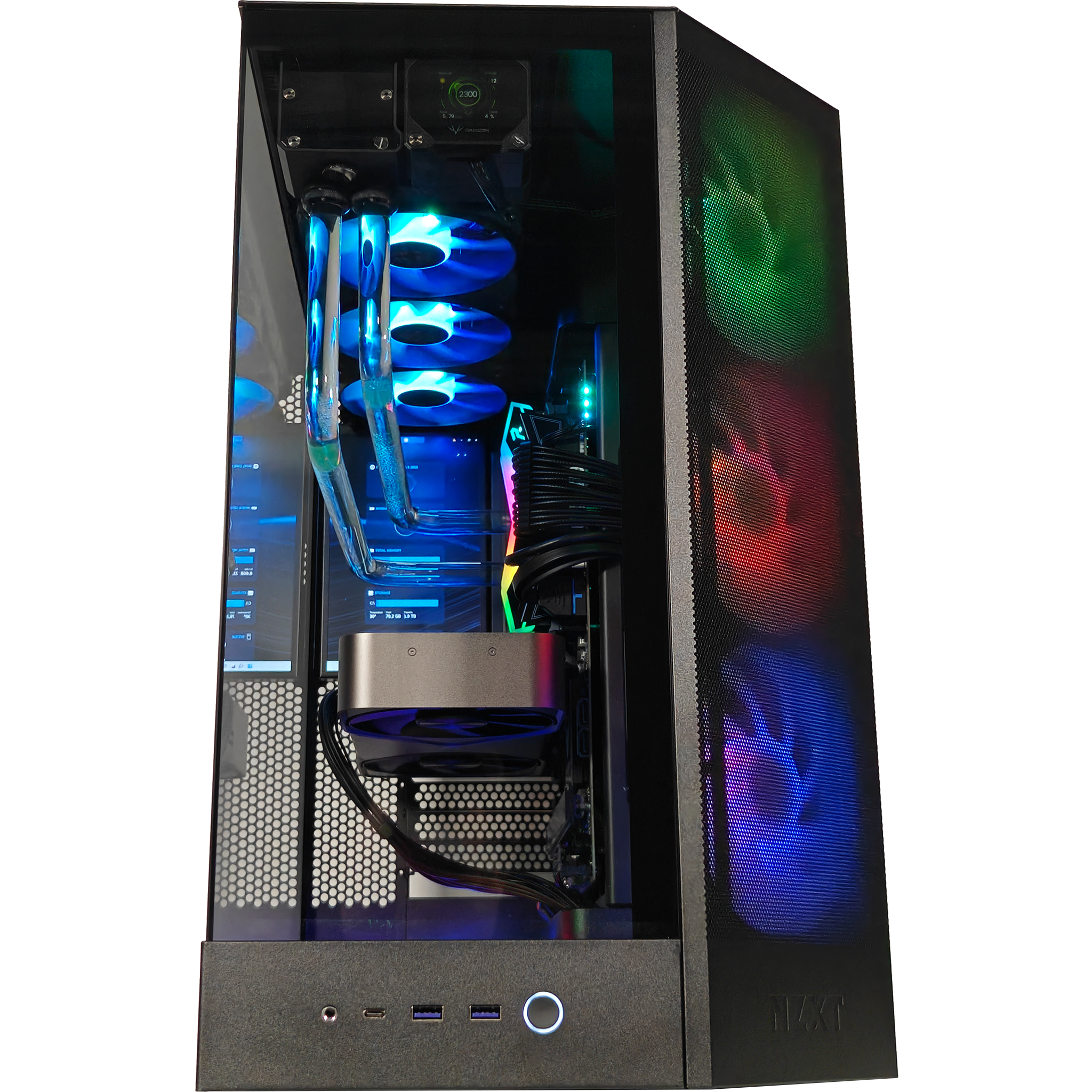 H9 Flow EverFrost Pro Hardline Ready to Ship Gaming PC