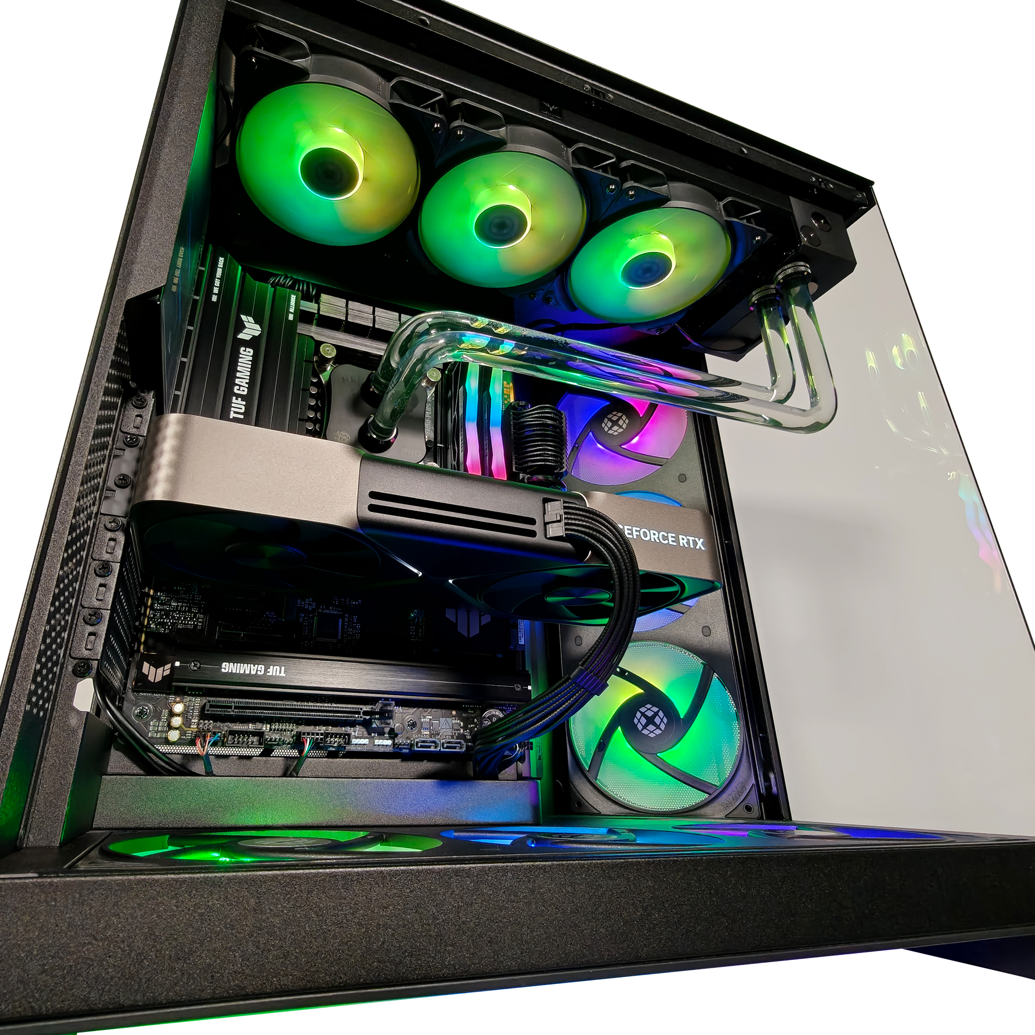 H9 Flow EverFrost Pro Hardline Ready to Ship Gaming PC