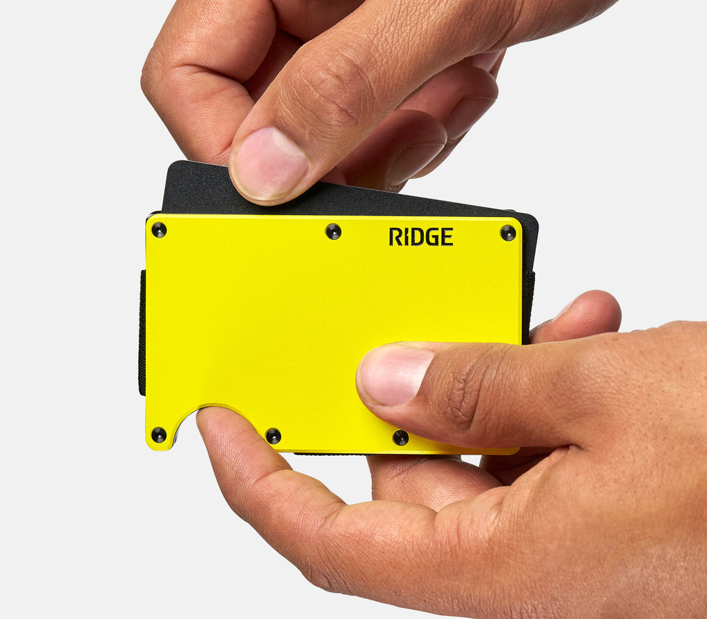 Ridge Wallet - Hyper Lime