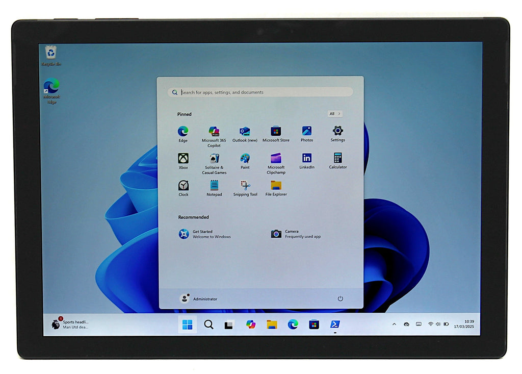 Microsoft Surface Pro 6 Tablet, i7 8th Gen, 16GB RAM, 512GB eMMC, 1796, Black