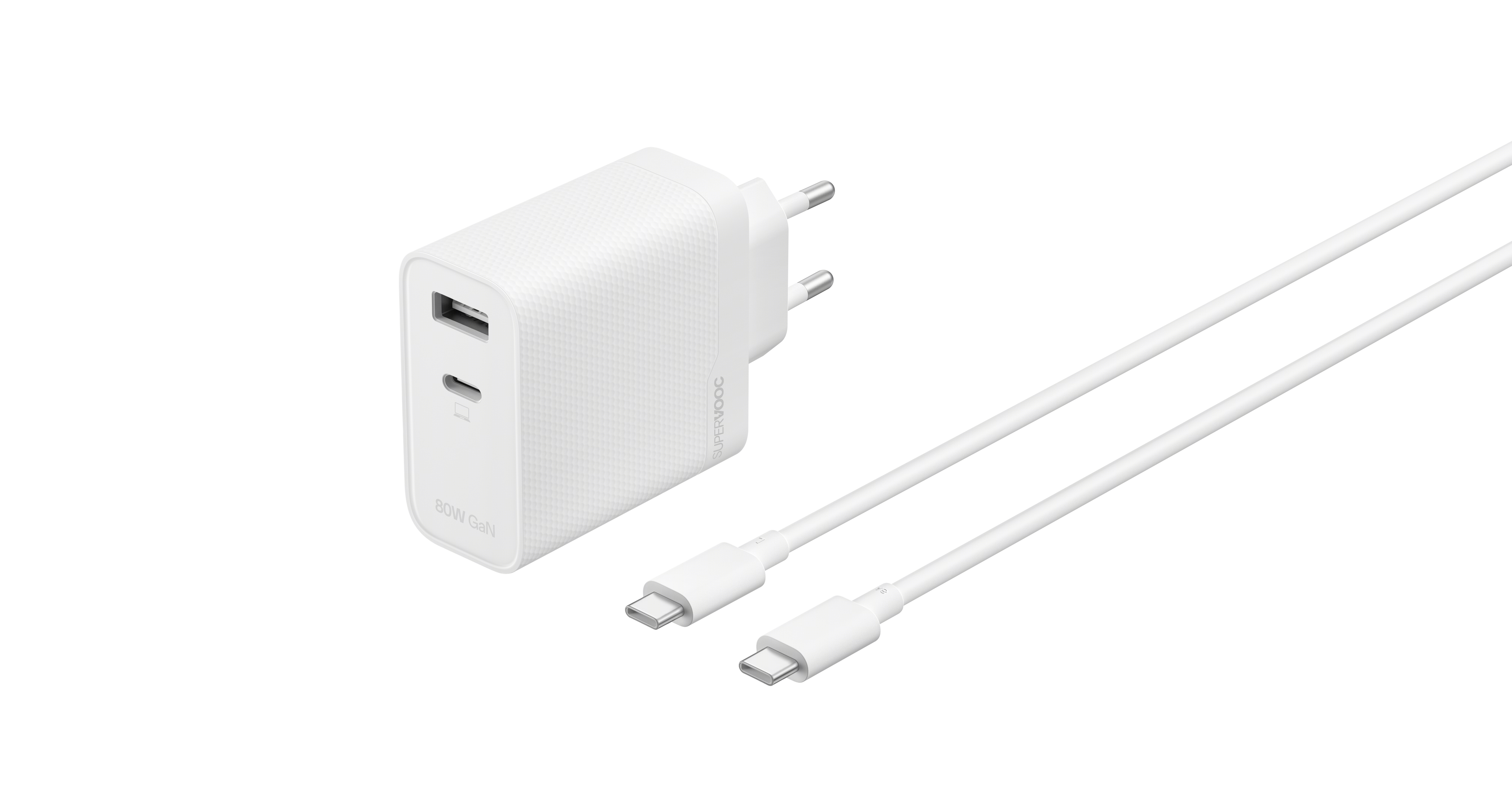 OPPO SuperVOOC 80W Dual-Poort GaN Oplader Kit