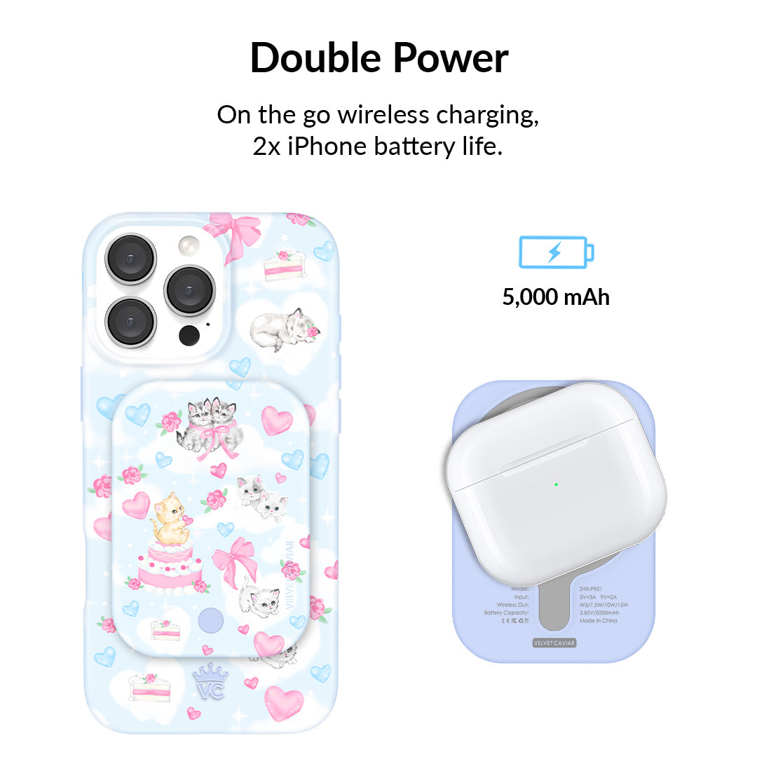 Kitten Kisses MagSafe Battery Power Pack