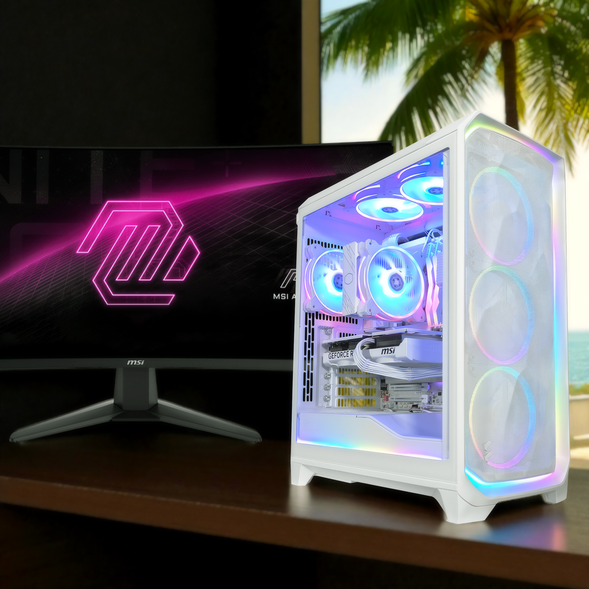 Meshify 3 Extreme Ghost Ready to Ship Gaming PC