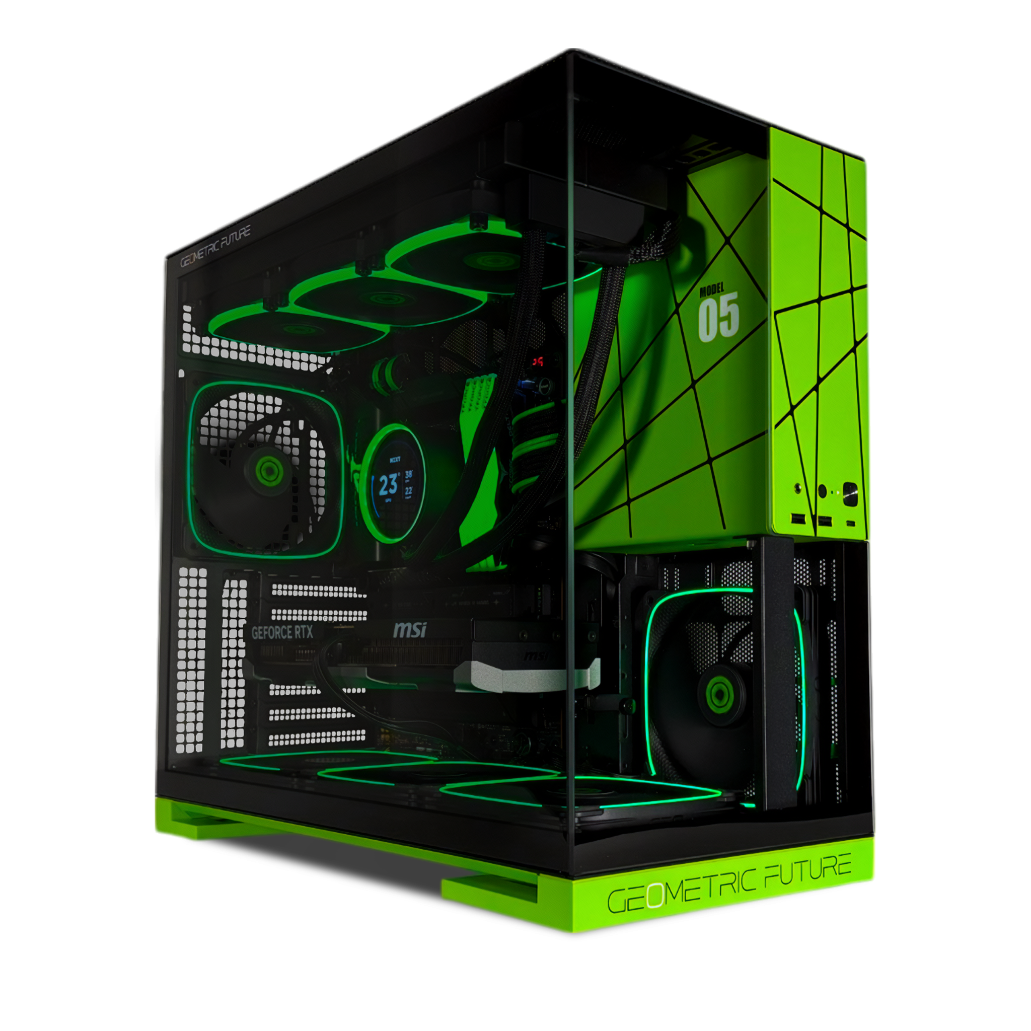 Geometric Future M5 Black Label Gaming Desktop
