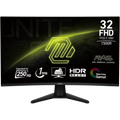 MSI MAG 32C6X - 31.5" FHD, 1920 x 1080, 250Hz, Gaming Monitor