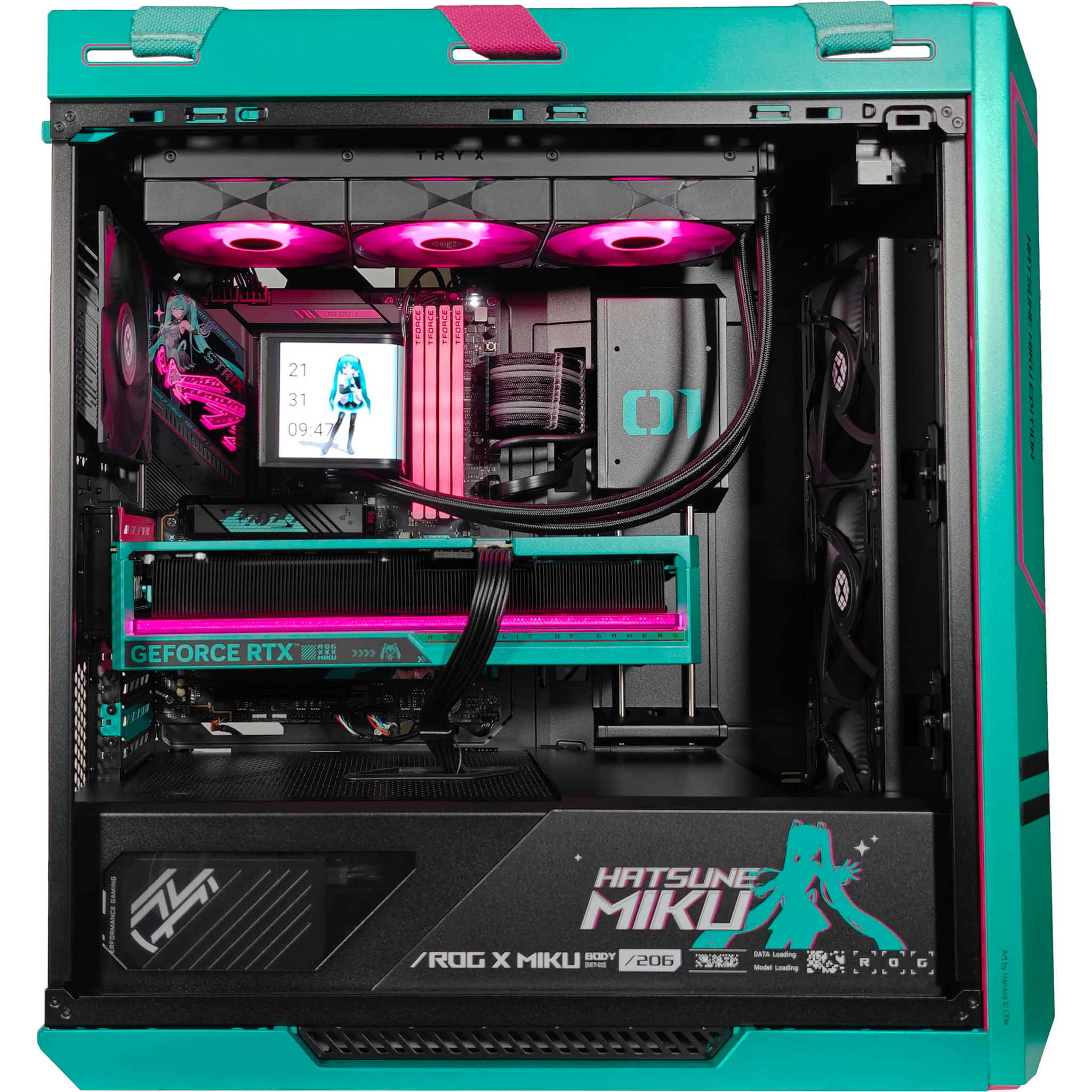 ROG Strix Helios II Hatsune Miku Ultimate Edition Ready to Ship Gaming PC