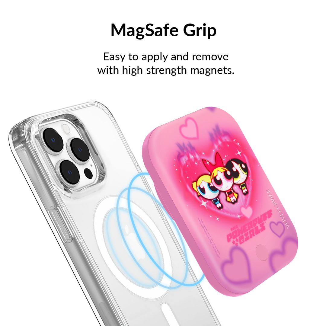 The Powerpuff Girls Airbrush Hearts MagSafe Battery Power Pack