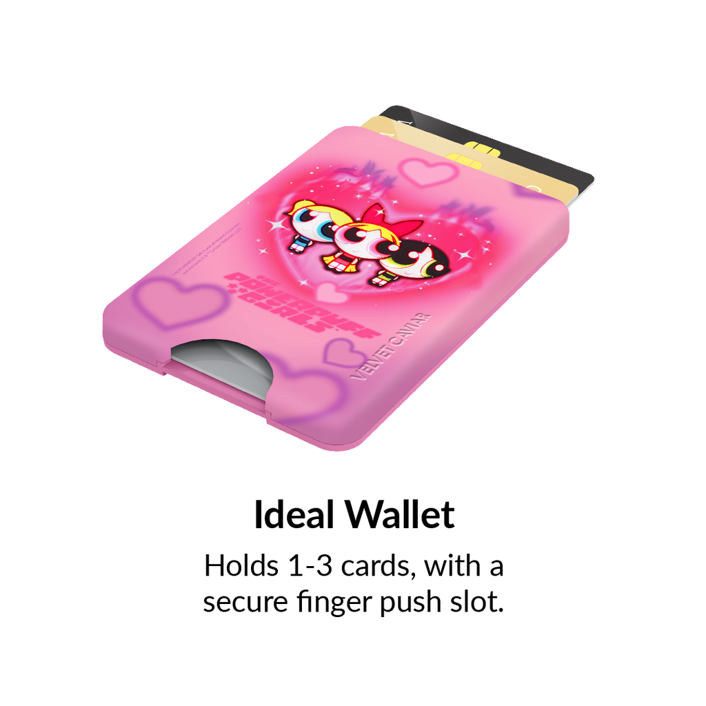 The Powerpuff Girls Airbrush Hearts MagSafe Wallet
