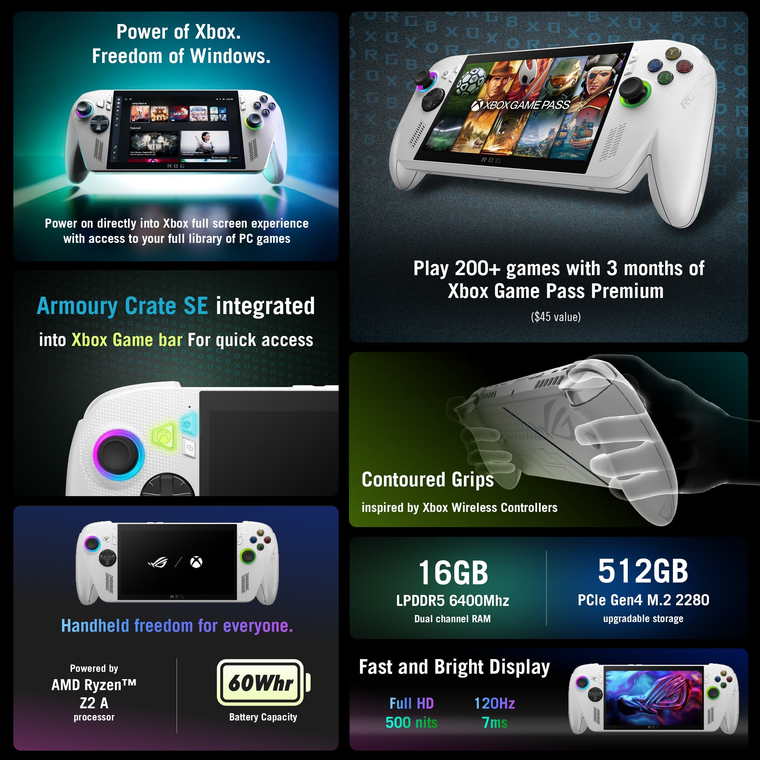 ROG Xbox Ally (2025) RC73YA Gaming Handheld PC