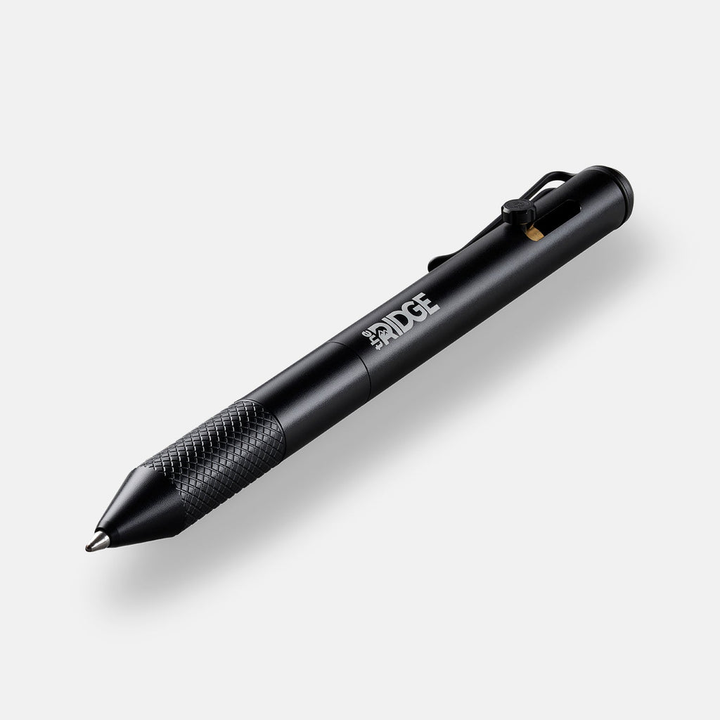 Daily Writer Kit - Billfold - Midnight Black Leather