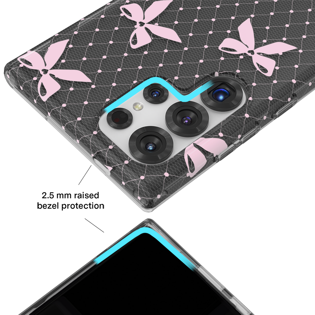Lacy Pink Bows Samsung Case