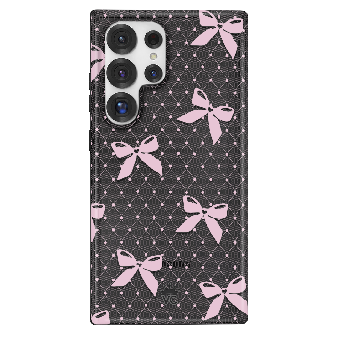 Lacy Pink Bows Samsung Case