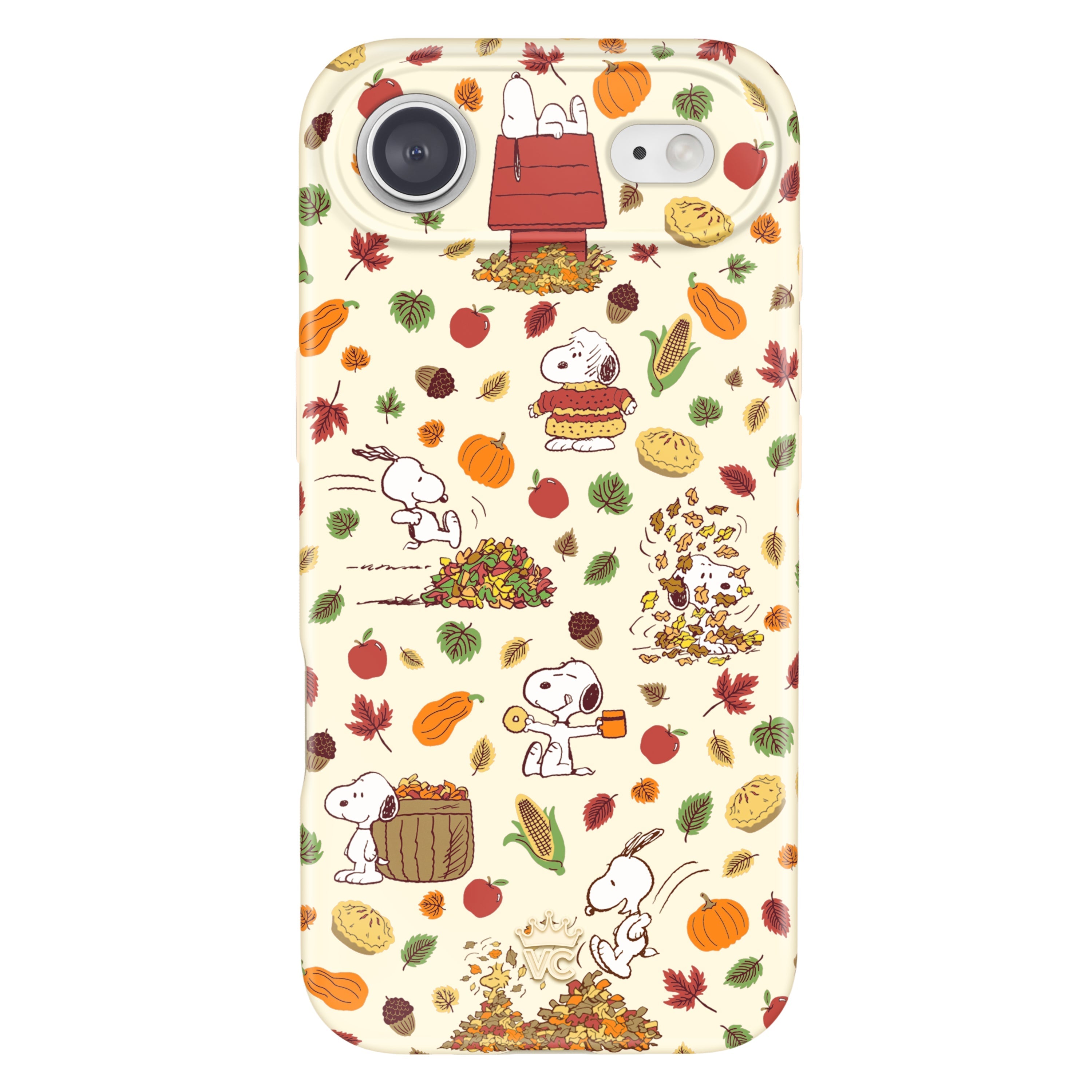 Snoopy Autumn Leaves iPhone Case
