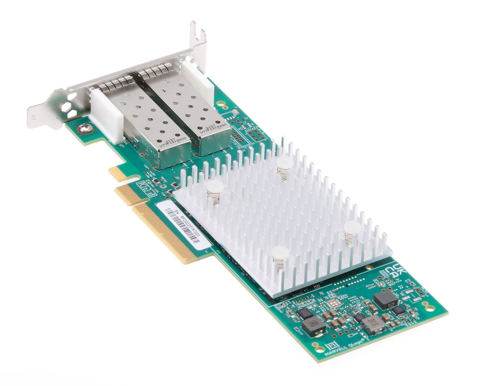 Dell QLogic QLE2692 Dual Port 16Gb Fibre Channel SFP+ HBA Low Profile