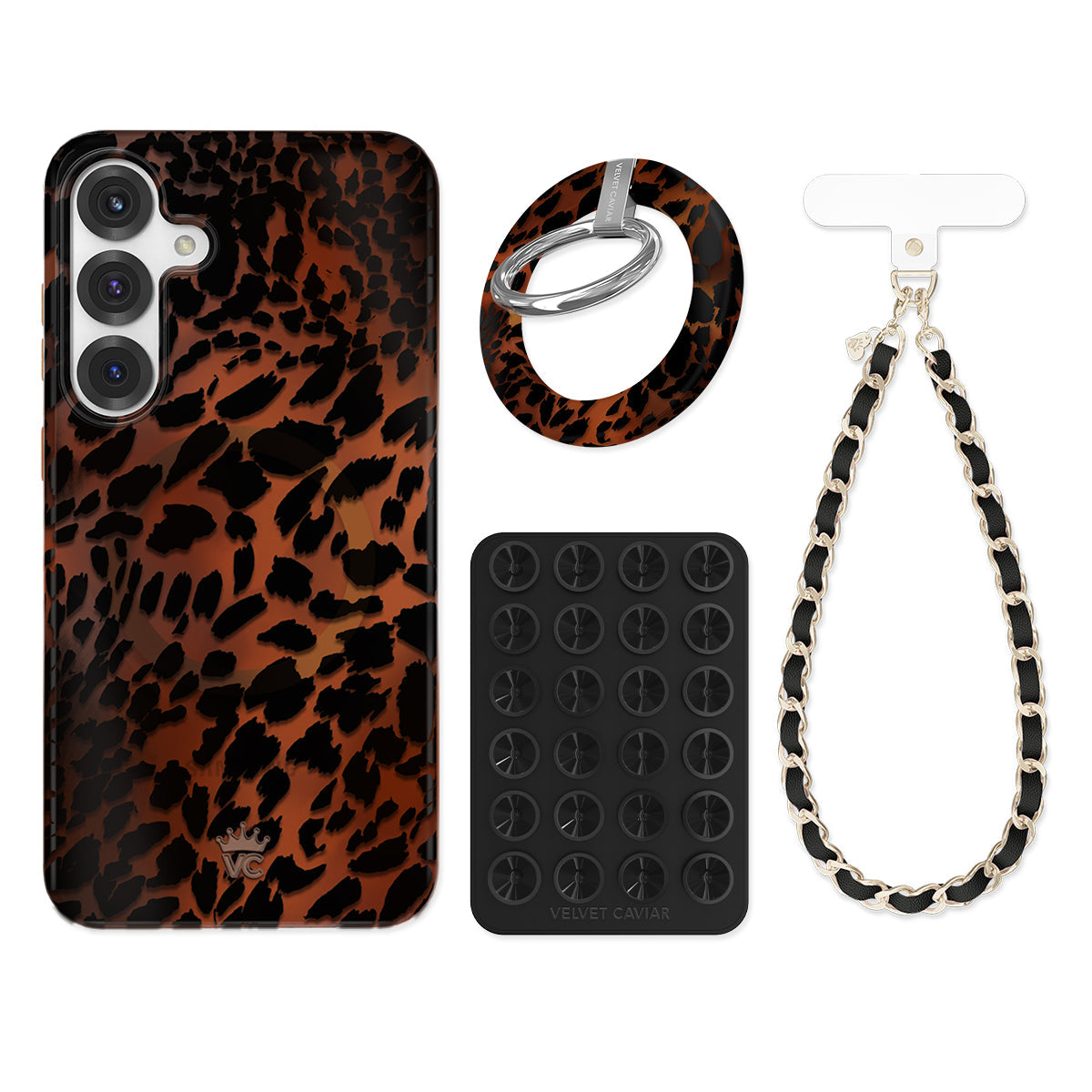 Leopard Tort Samsung Bundle Set