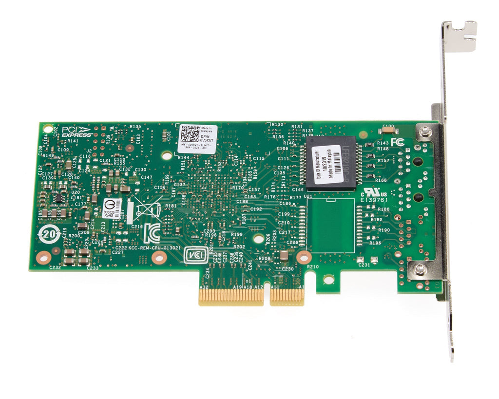 Dell Intel I350-T2 Dual Port 1GB RJ45 Full Height
