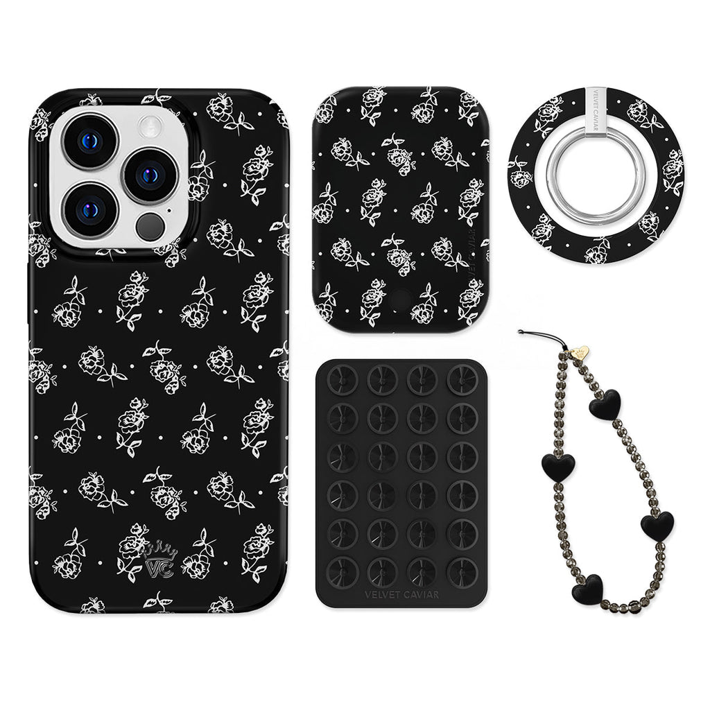Vintage Roses iPhone Bundle Set - Grip
