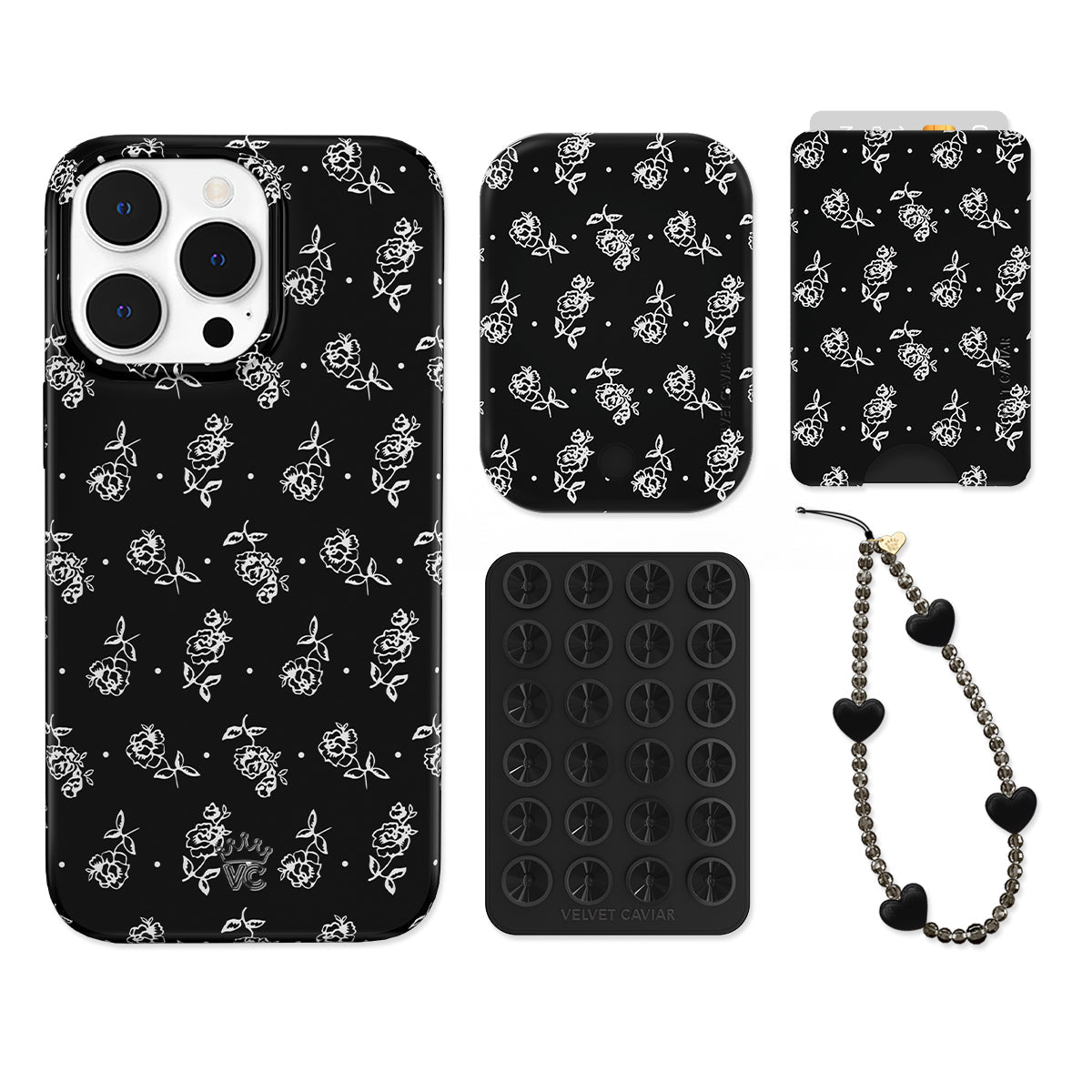 Vintage Roses iPhone Bundle Set - Wallet