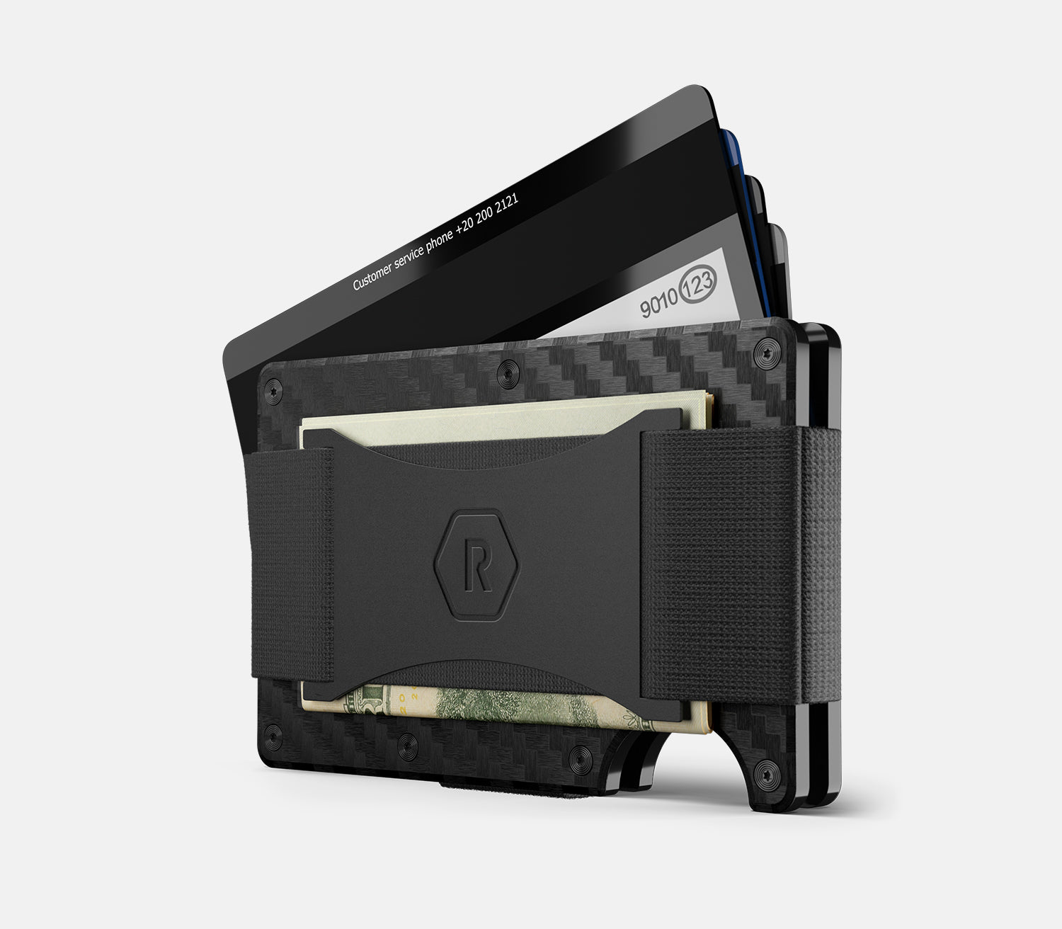 Ridge Wallet - Detroit Lions - Carbon Fiber 3k