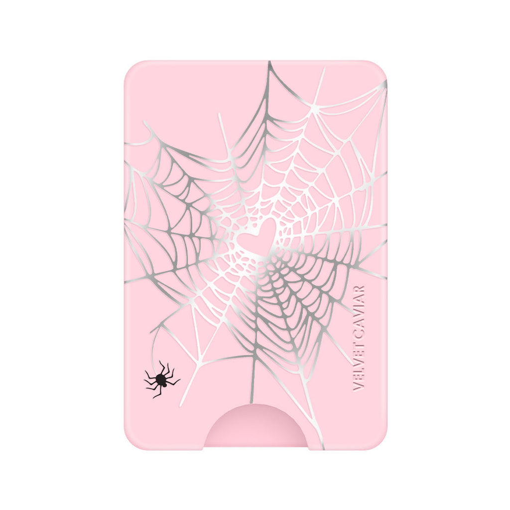 Widow’s Web Chrome MagSafe Wallet