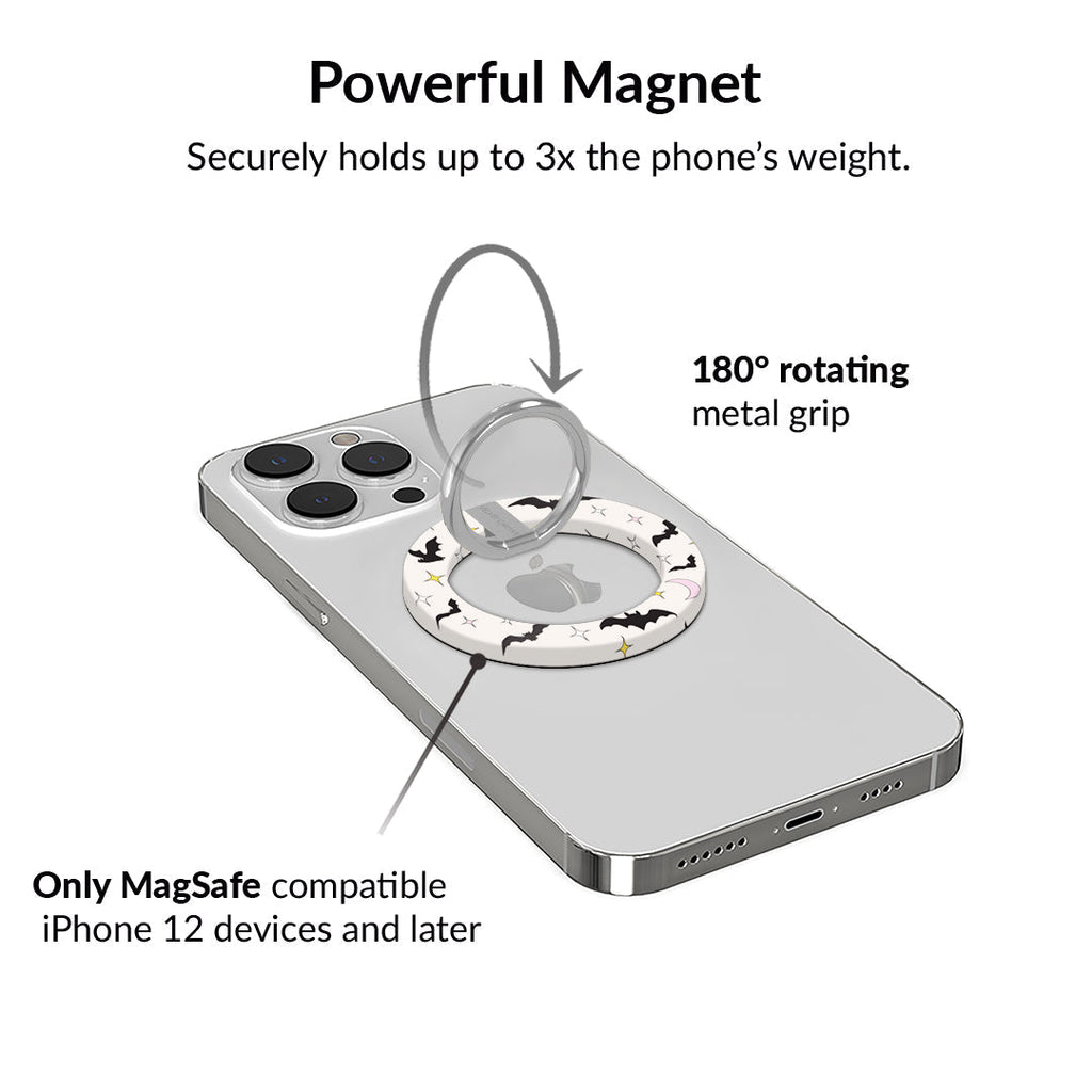 Witching Hour Bats MagSafe Grip Ring