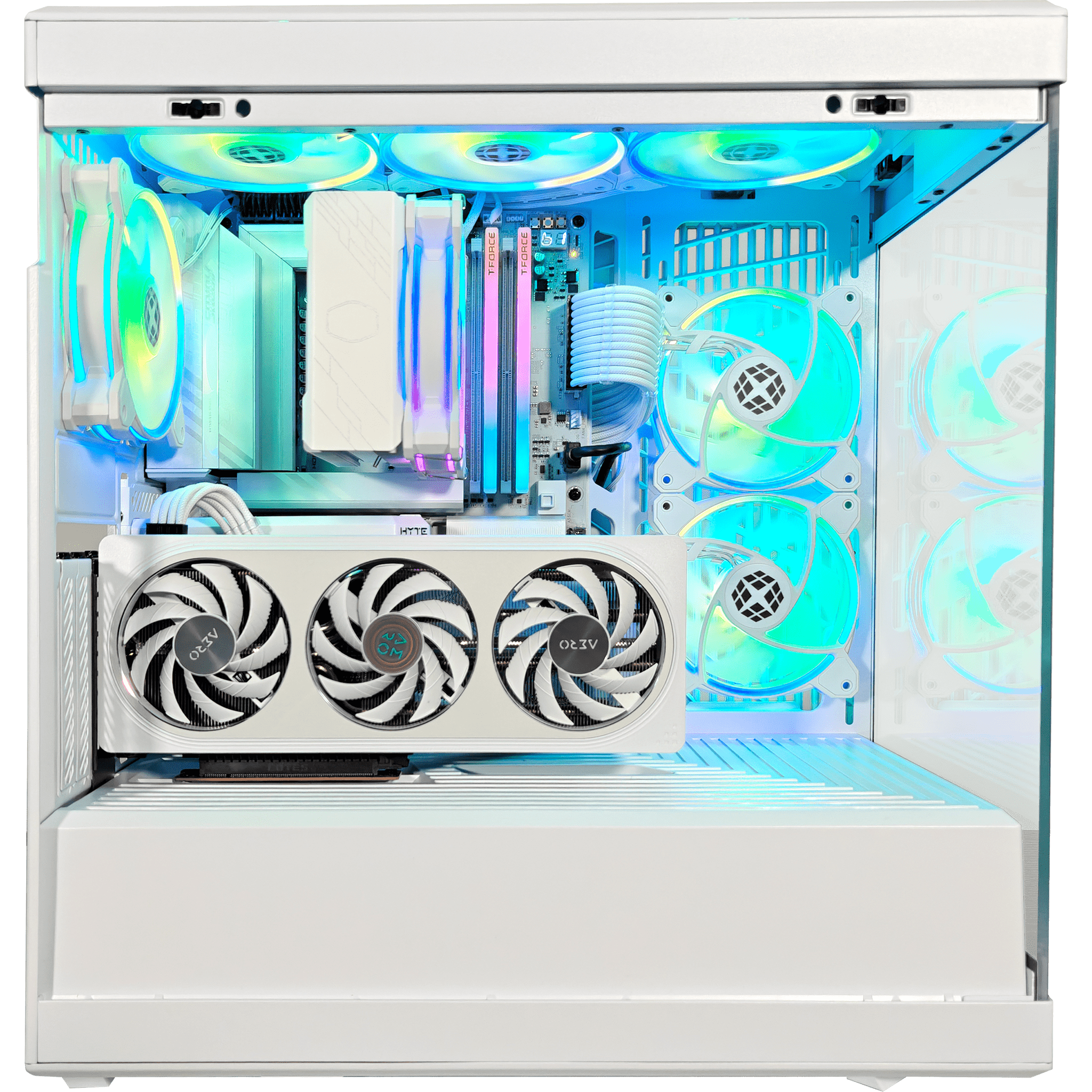 Y40 Snow White Ghost Intel Ready to Ship Gaming PC
