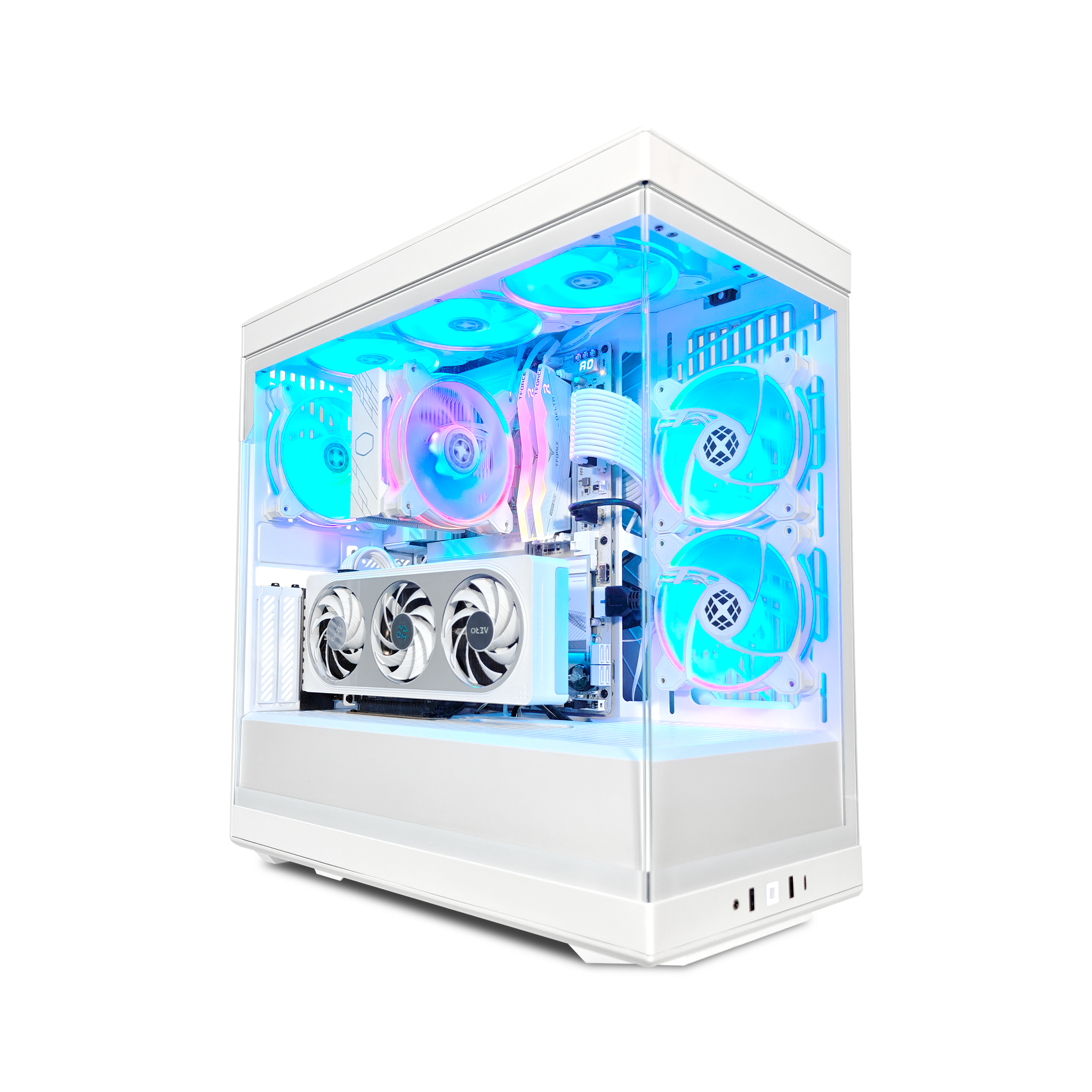 Y40 Snow White Ghost Intel Ready to Ship Gaming PC