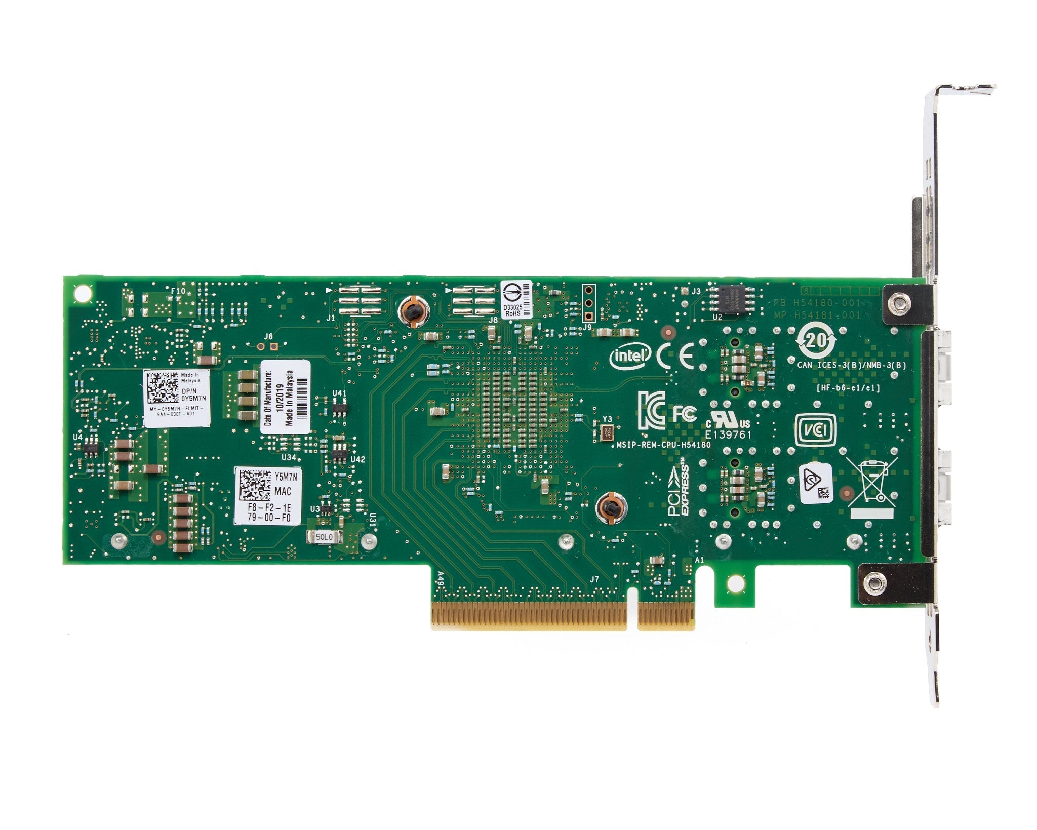 Dell Intel X710 Dual Port 10GB SFP+ Full Height