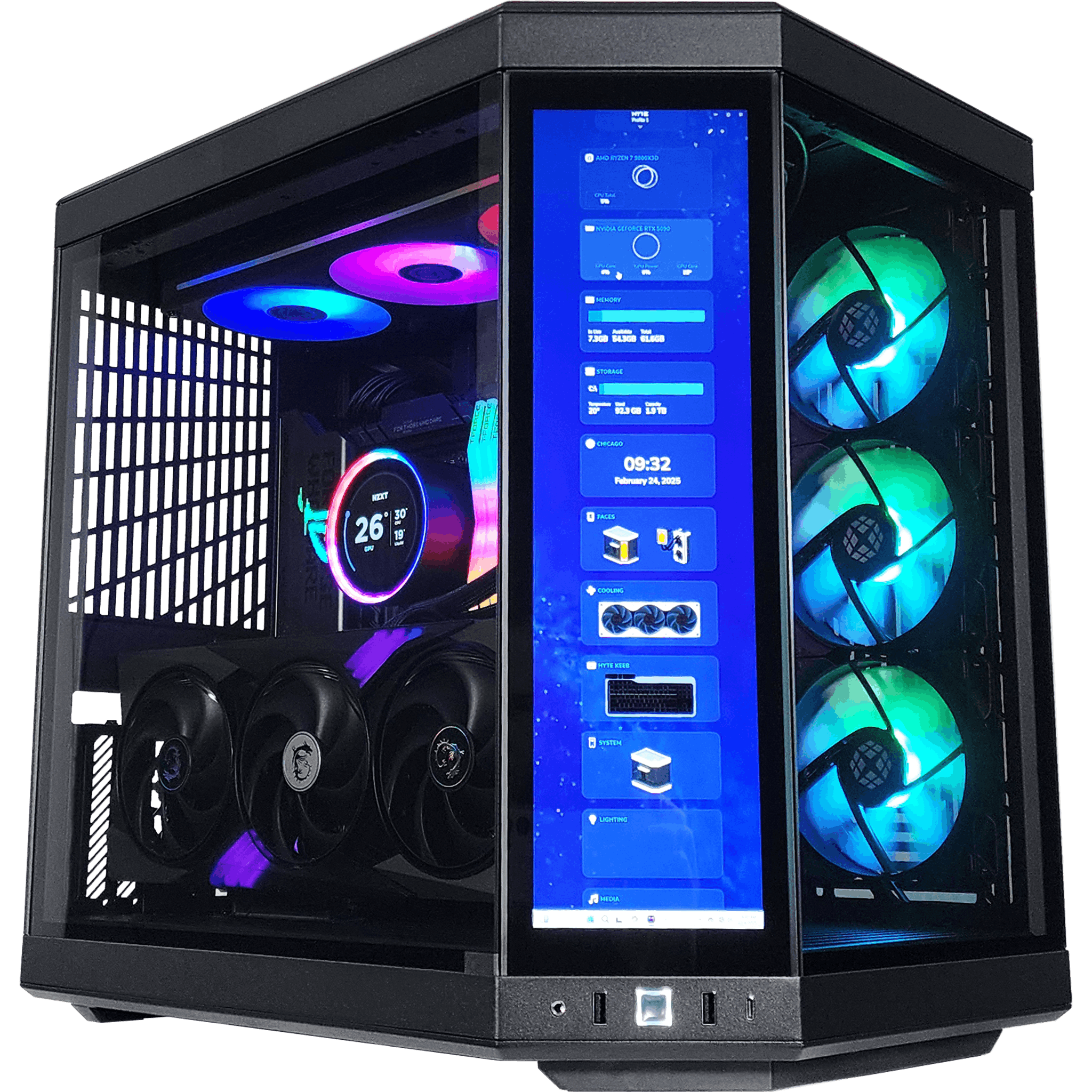 GX13 HYTE Custom Built Gaming Desktop PC